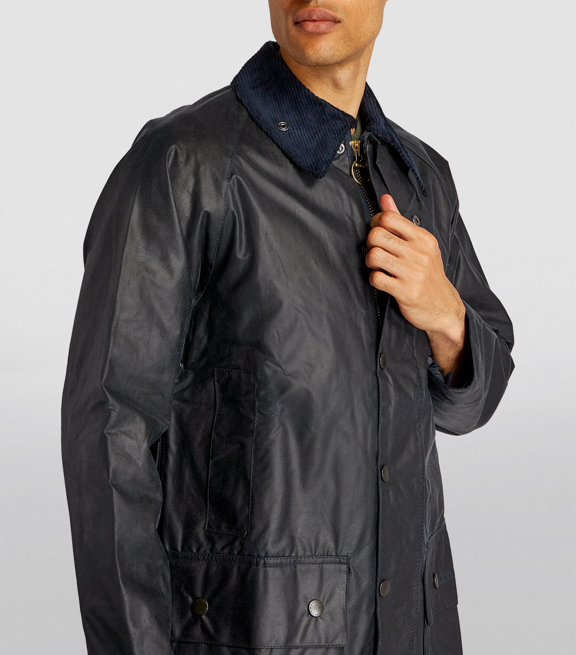 Barbour Beaufort SL Black 42 英国製 Barbour Beaufort Black Waxed Jacket | Liberty