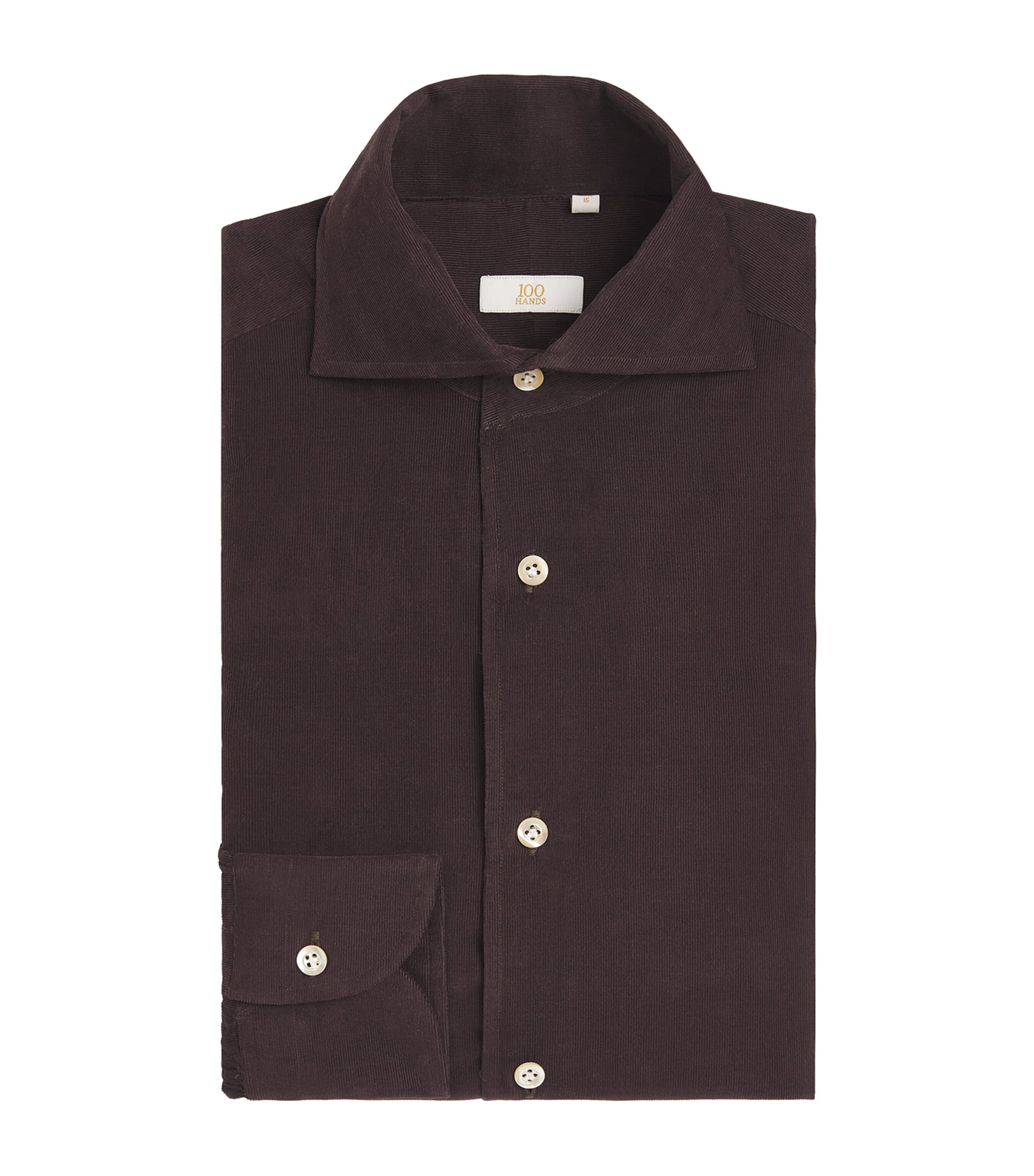 100hands Cotton Fine Corduroy Shirt In Purple