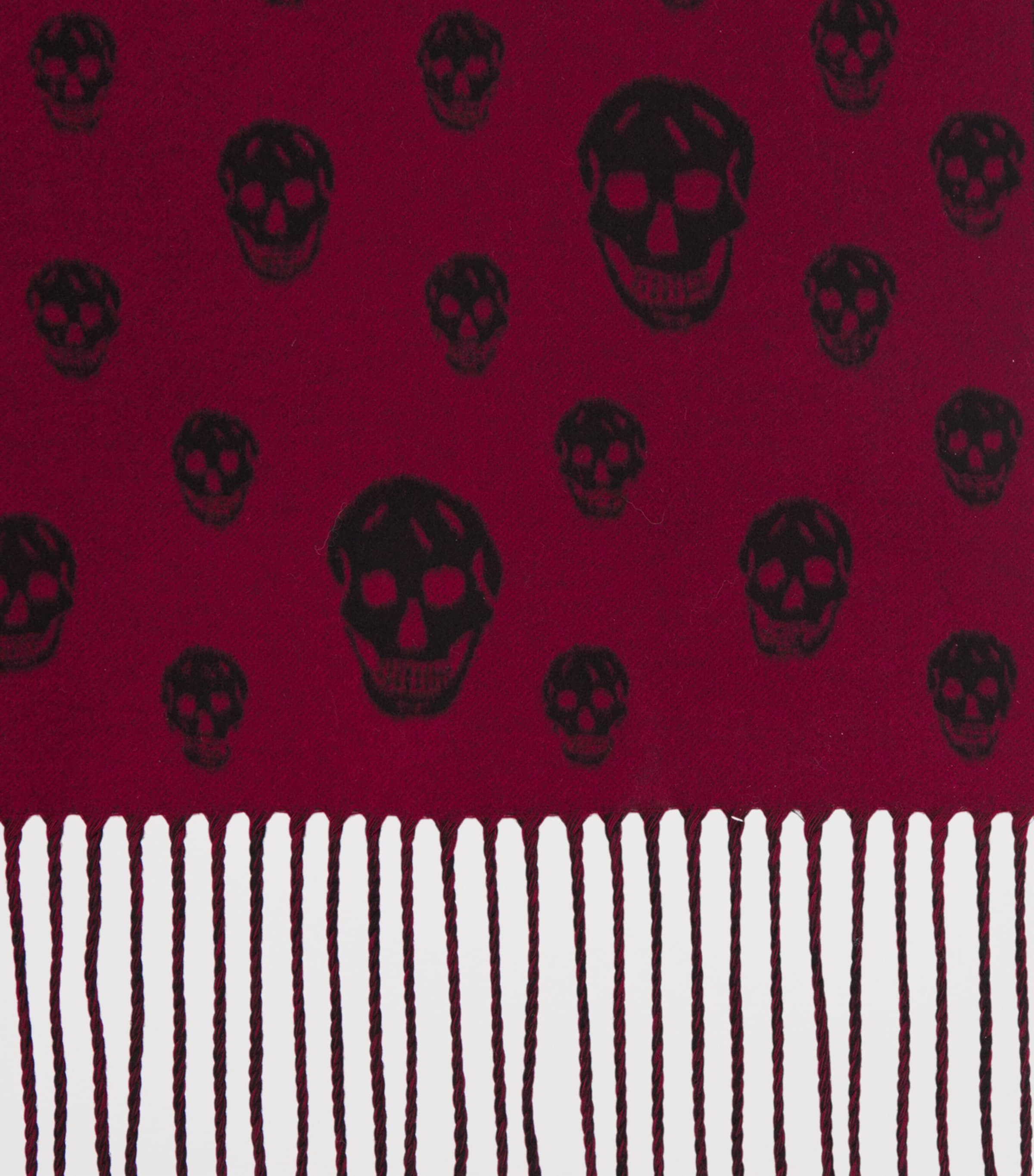 Wool-Cashmere-Silk Skull Scarf 6260 Image 3