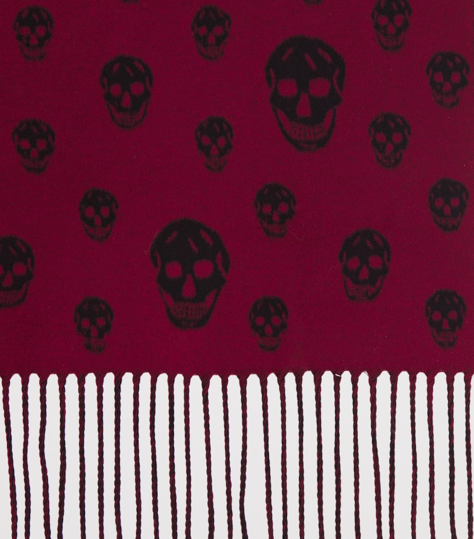 Wool-Cashmere-Silk Skull Scarf 6260 Image 3