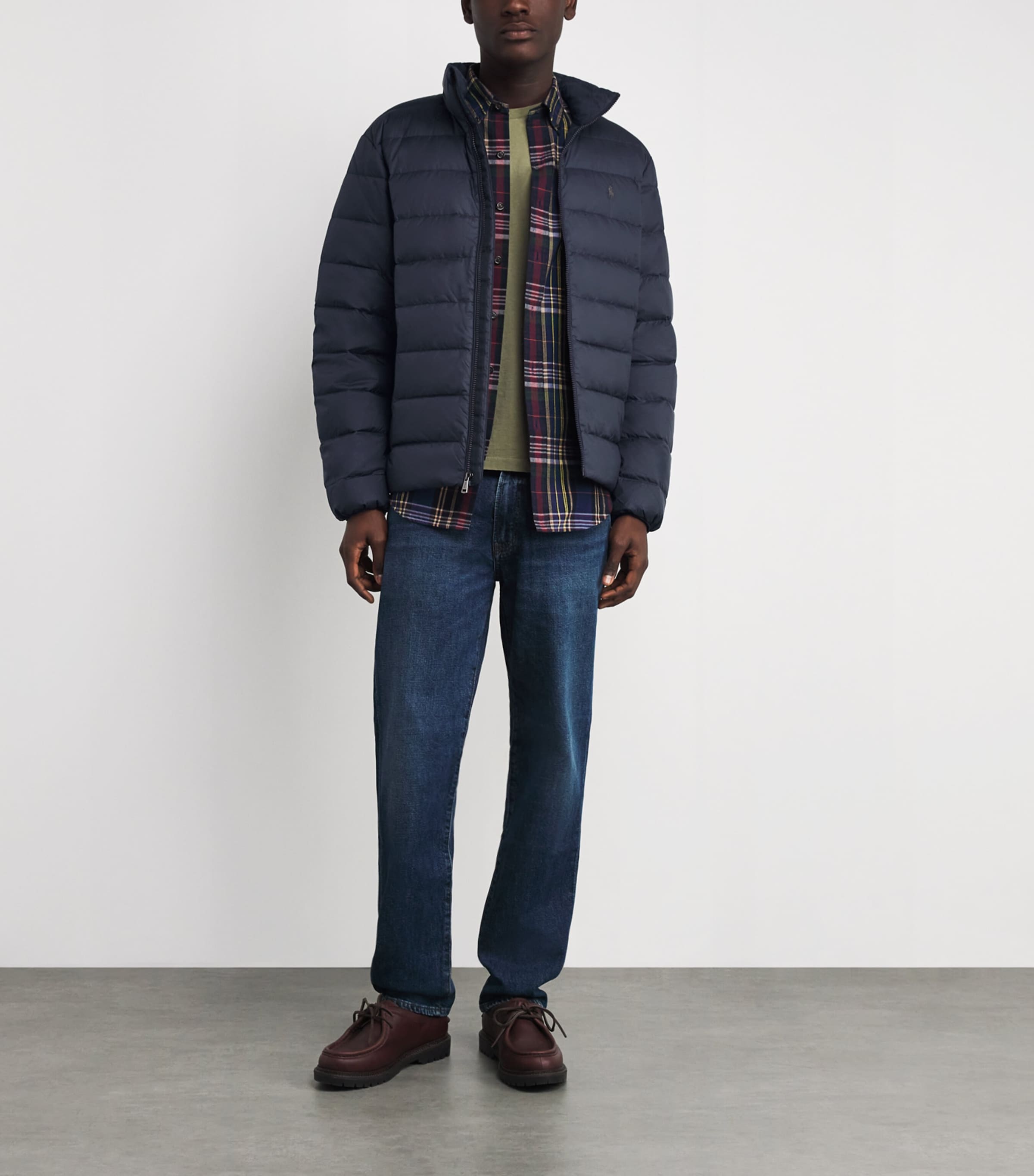 Polo Ralph Lauren Navy Down Packable Colden Jacket | Harrods US