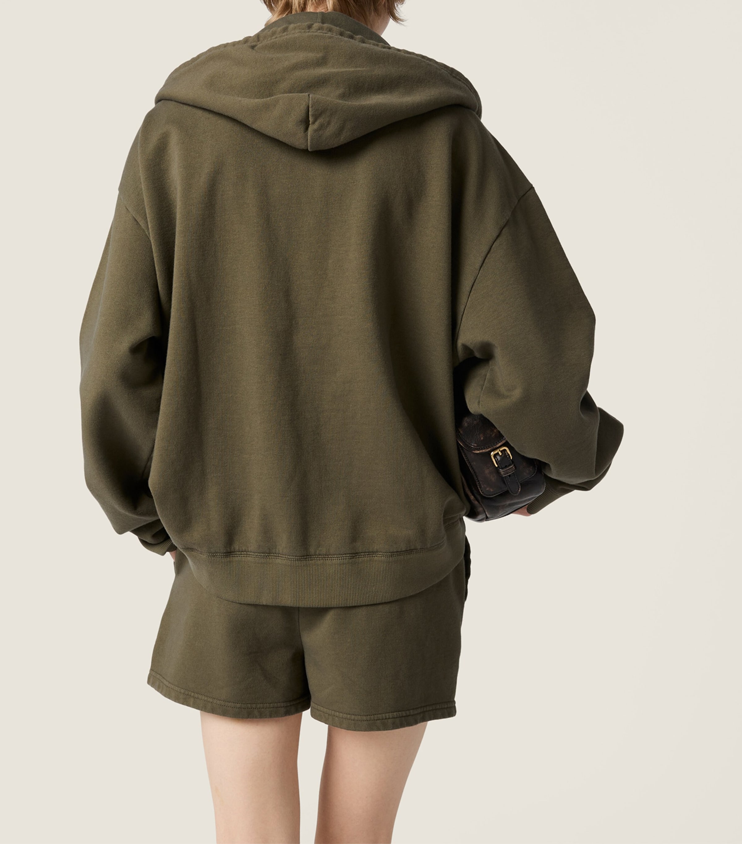 Miu Miu Womens Cotton Oversized Hoodie Image 4