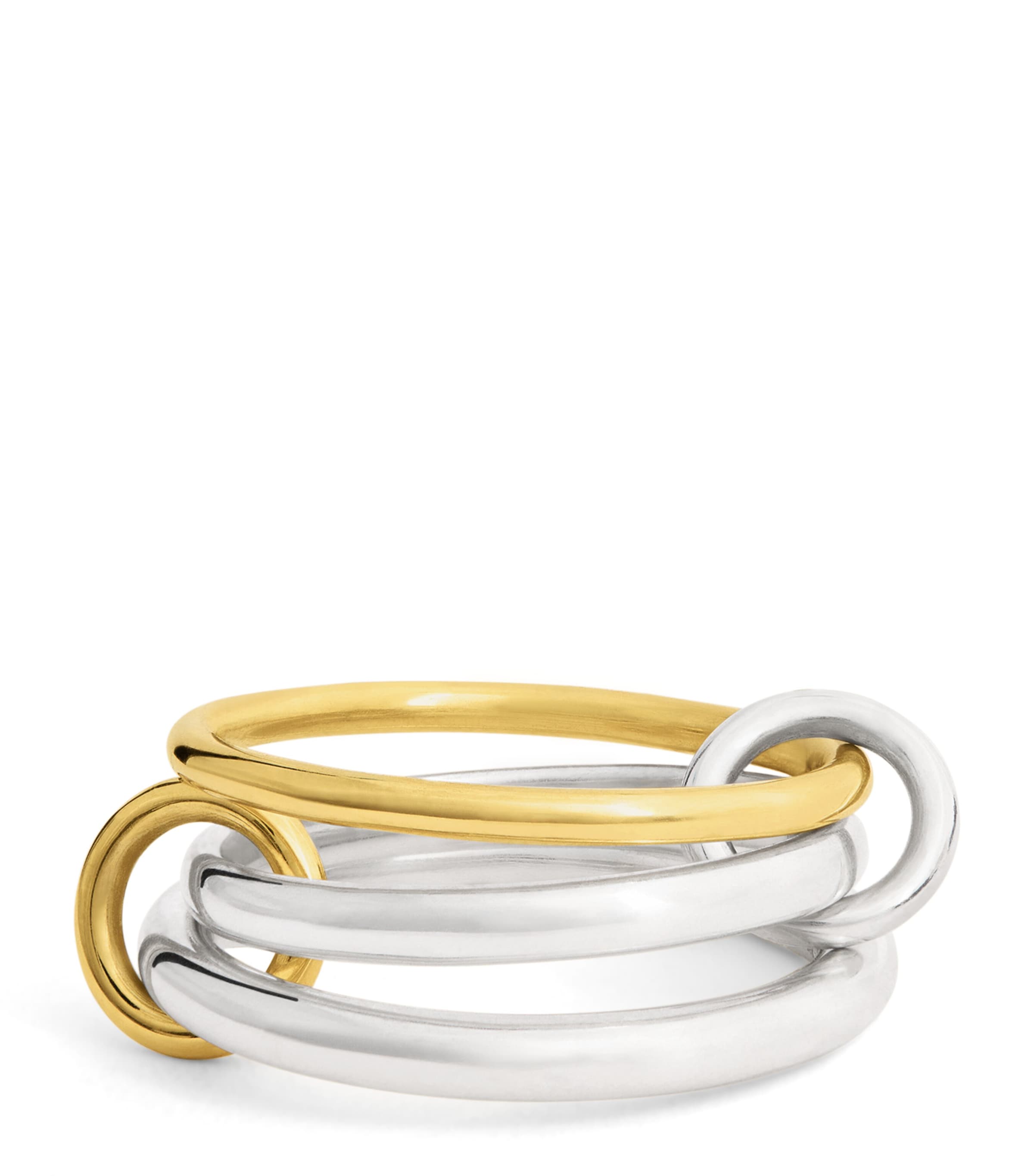 Spinelli Kilcollin Mixed Gold Core Connect Ring | Fine Jewellery | Fine Rings | Cocktail Rings | Men Accessories | Jewellery | Rings | Designers | Spinelli Kilcollin