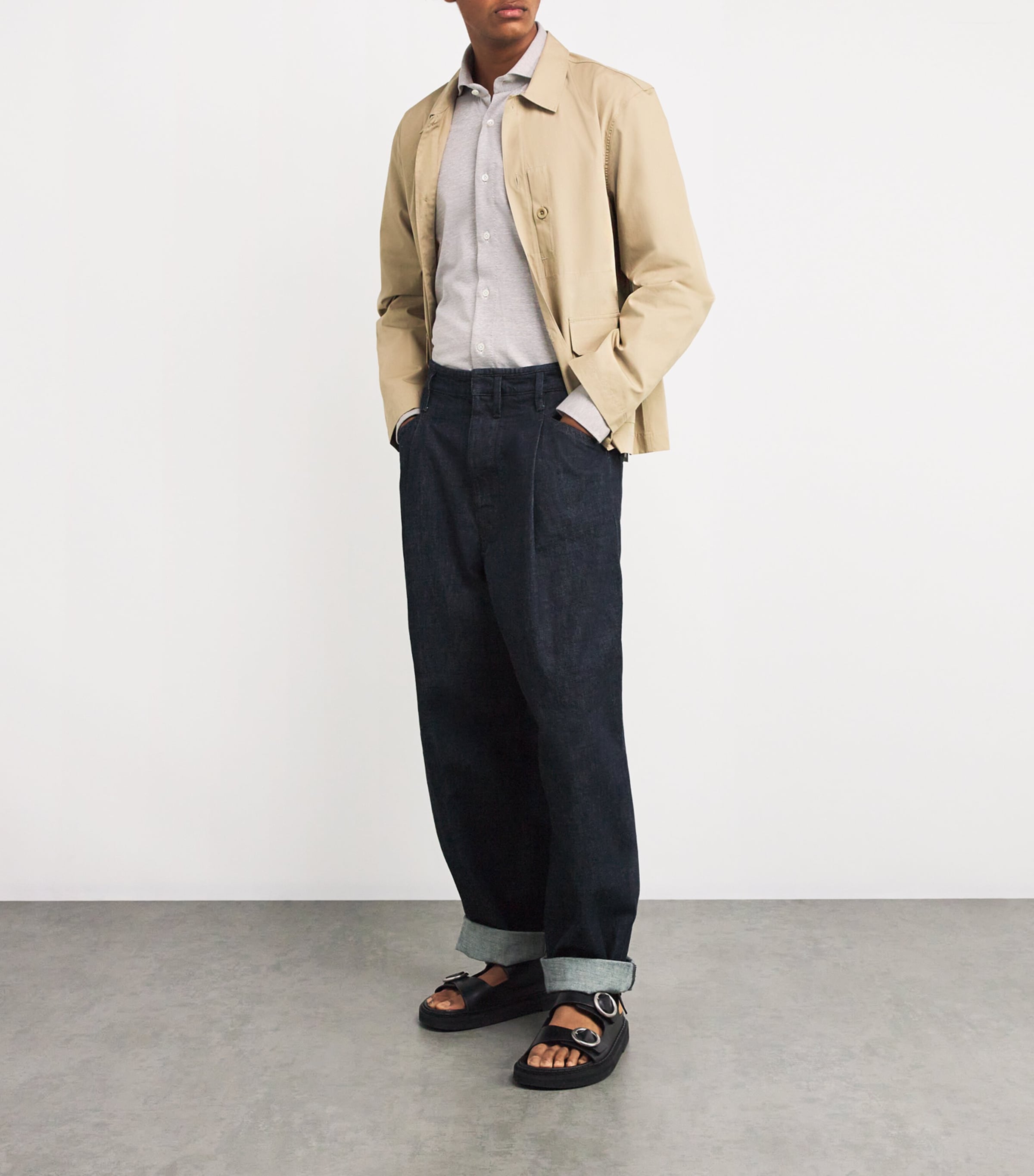 Cotton-Linen Shirt BEIGE Image 2