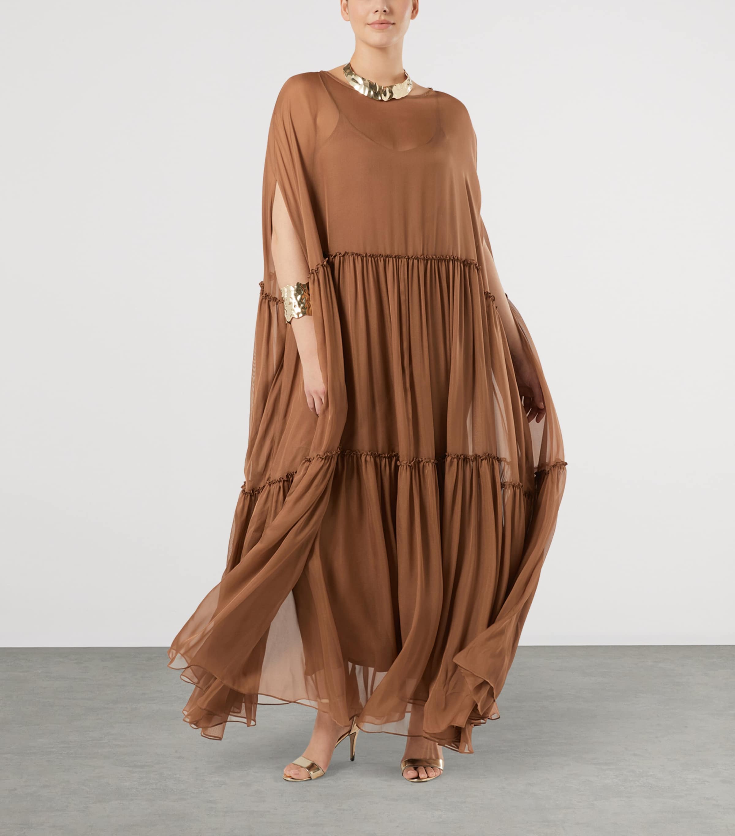 Hammered Choker GOLD Image 2