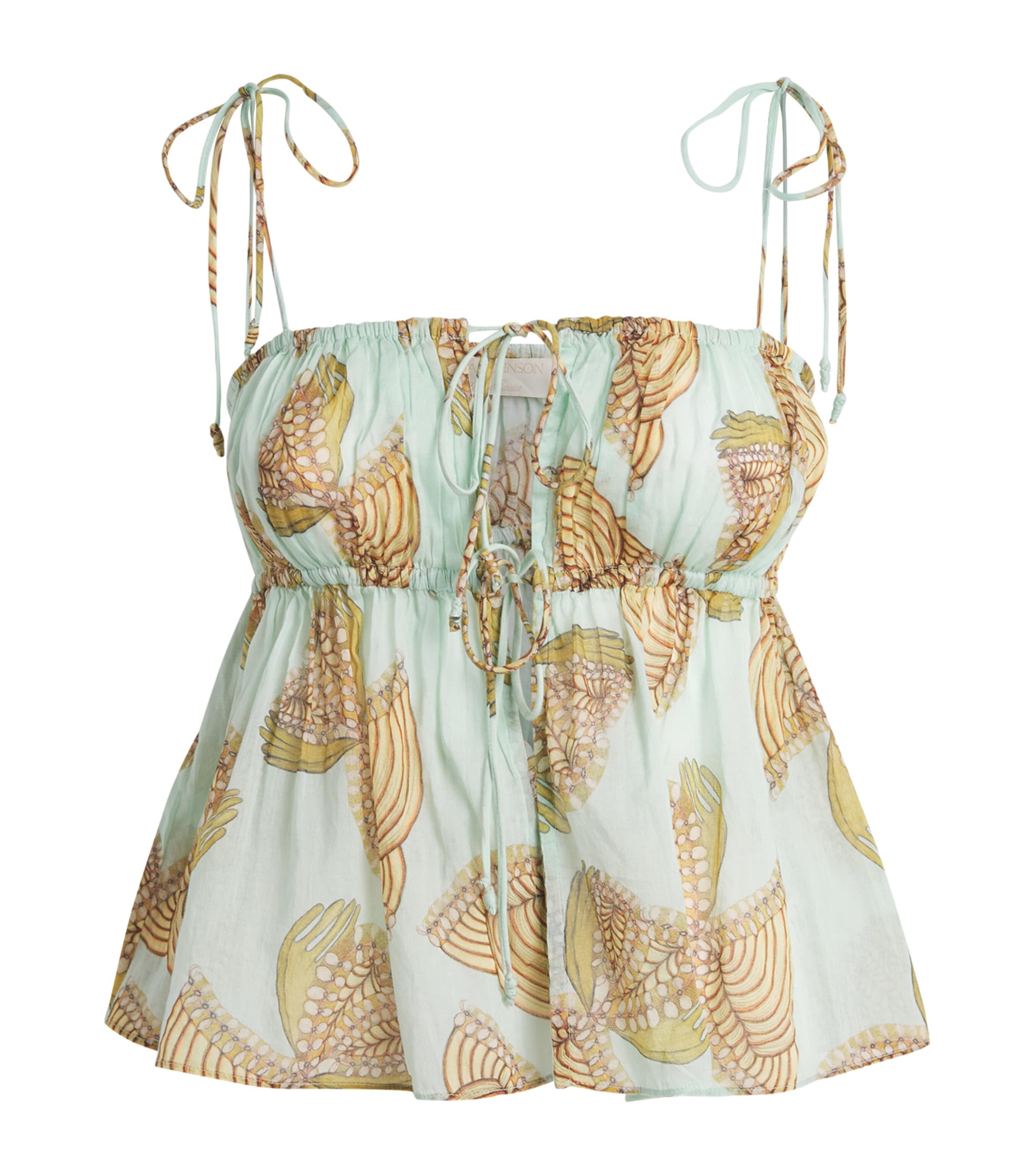 Cotton Tallulah Cami Top WATER BLOSSOMS Image 1