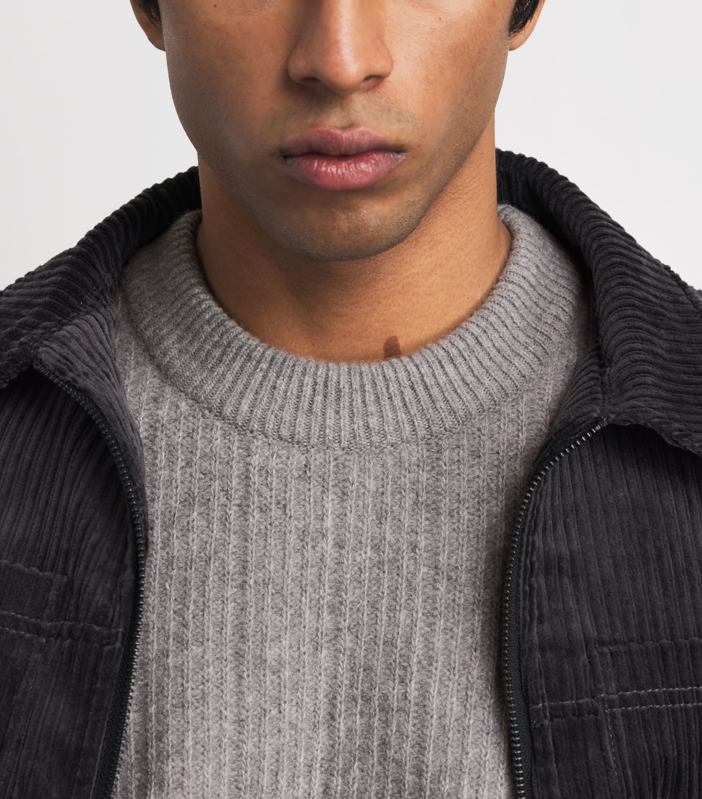 Merino Wool Burley Sweater GREY Image 6