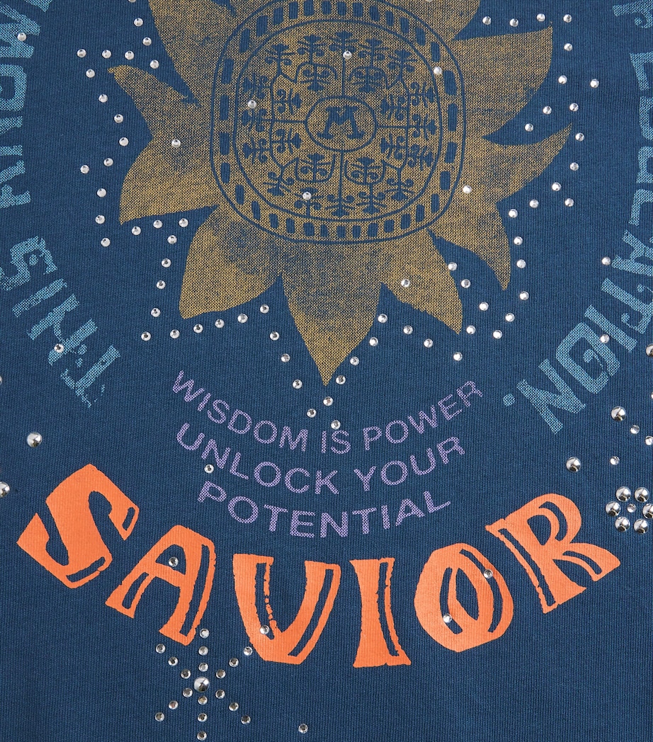 Cotton Rowdy T-Shirt MOTHER SAVIOR MVI Image 5