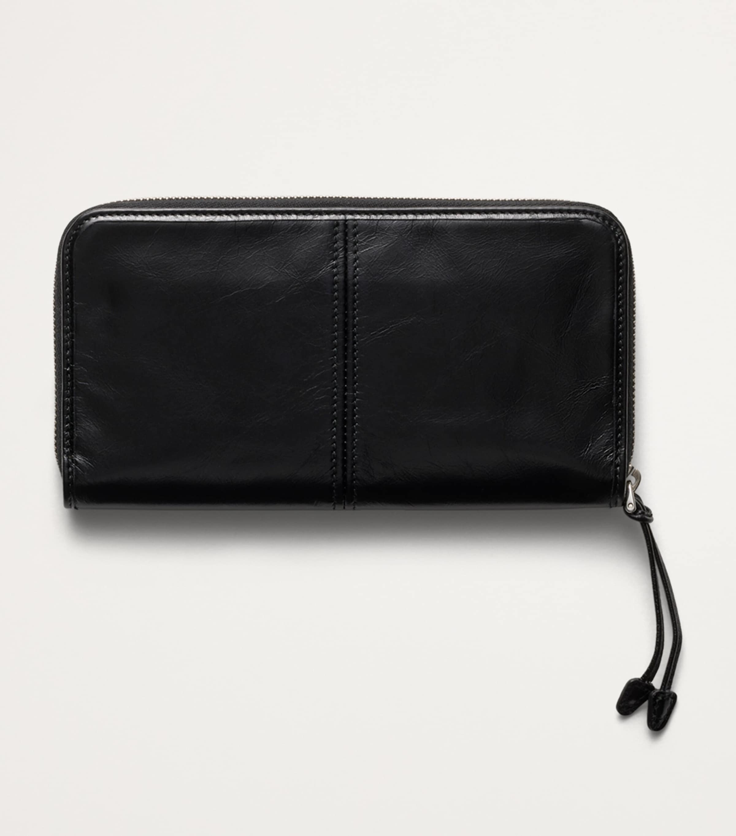 Leather Zip-Around Wallet F0002 Image 3