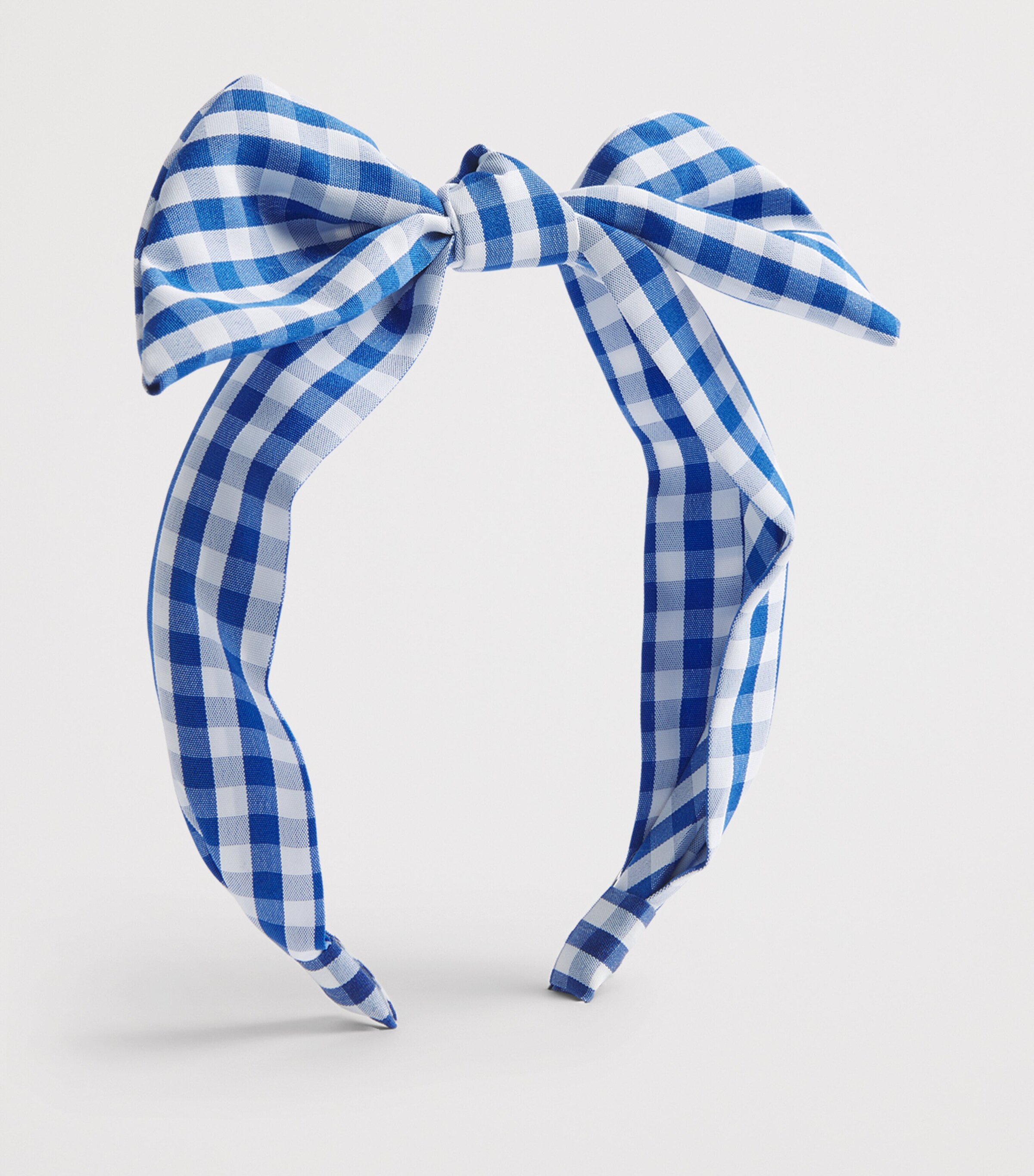 Rockahula Gingham Tie Headband Blue Image 2