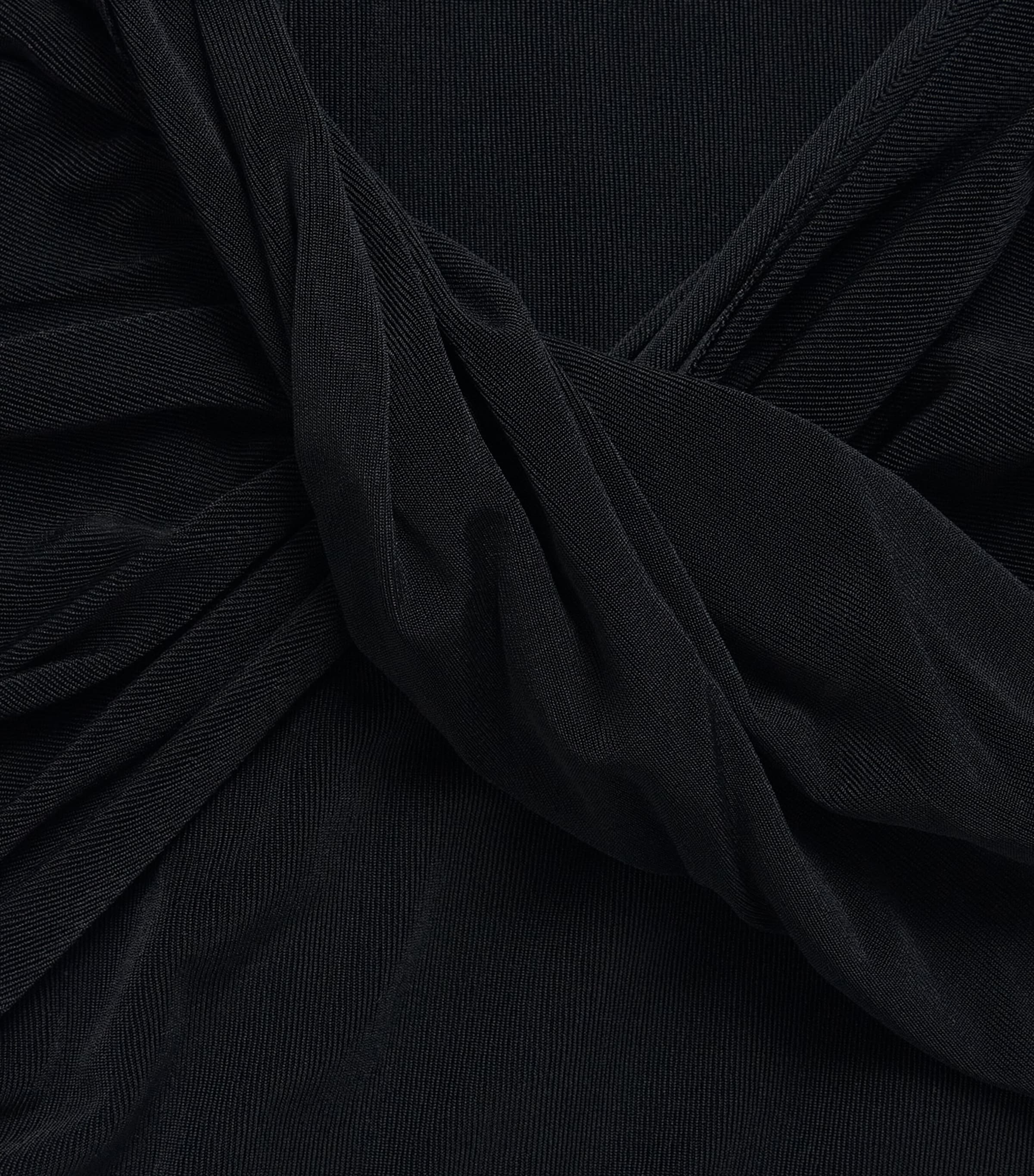 CAMILLA AND MARC Womens Draped Katerina Mini Dress Dblk Black Image 6