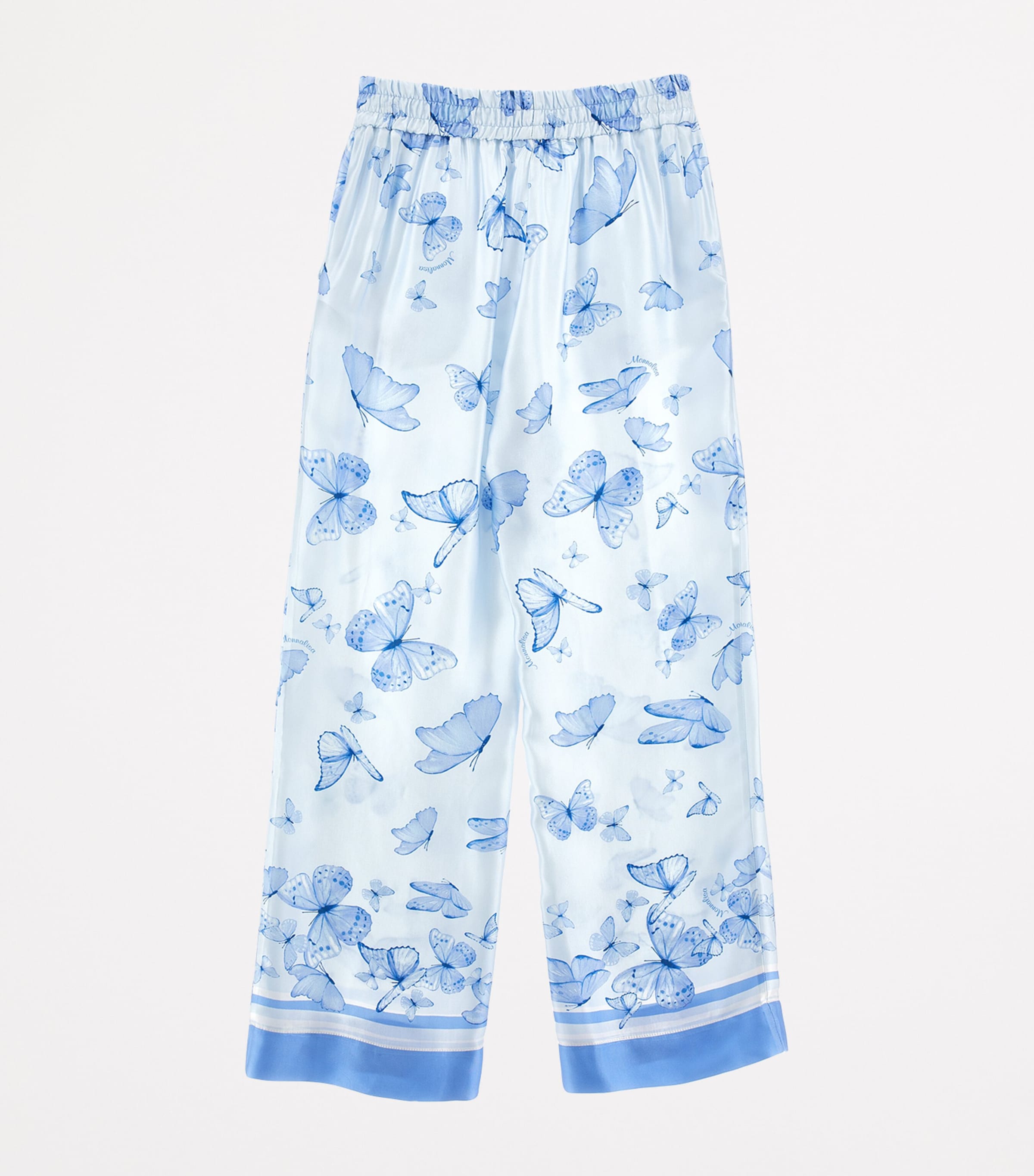 Satin Butterfly Trousers (2-14 Years) CELESTE Image 2
