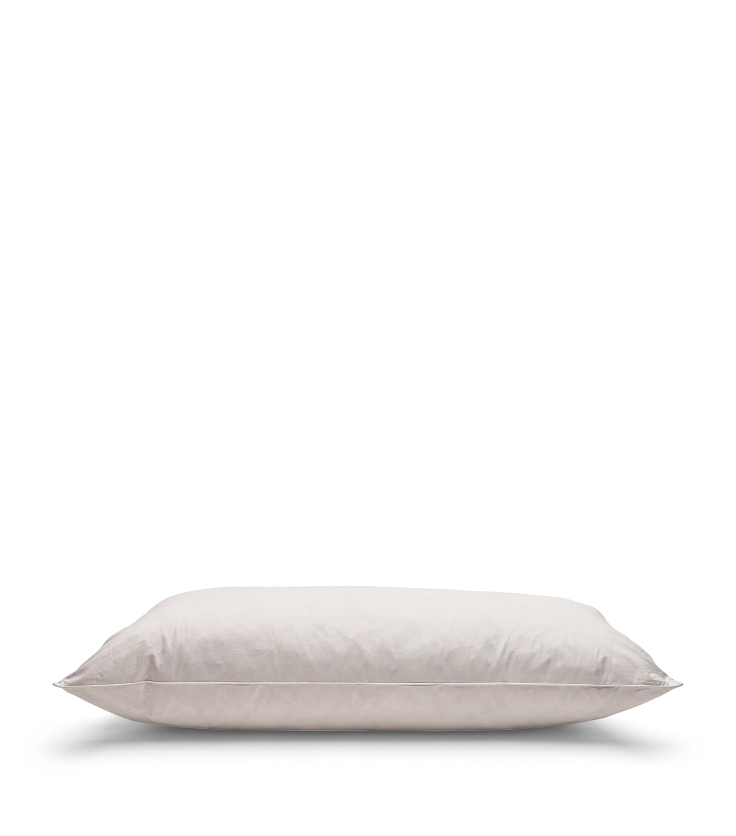 Cotton Down-Filled Pillow (90cm x 50cm) WHITE Image 5