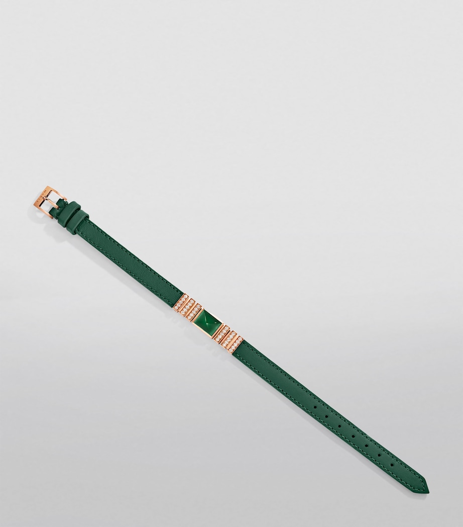 Rose Gold, Diamond and Nappa Leather UNII Bracelet ROSE GOLD Image 3