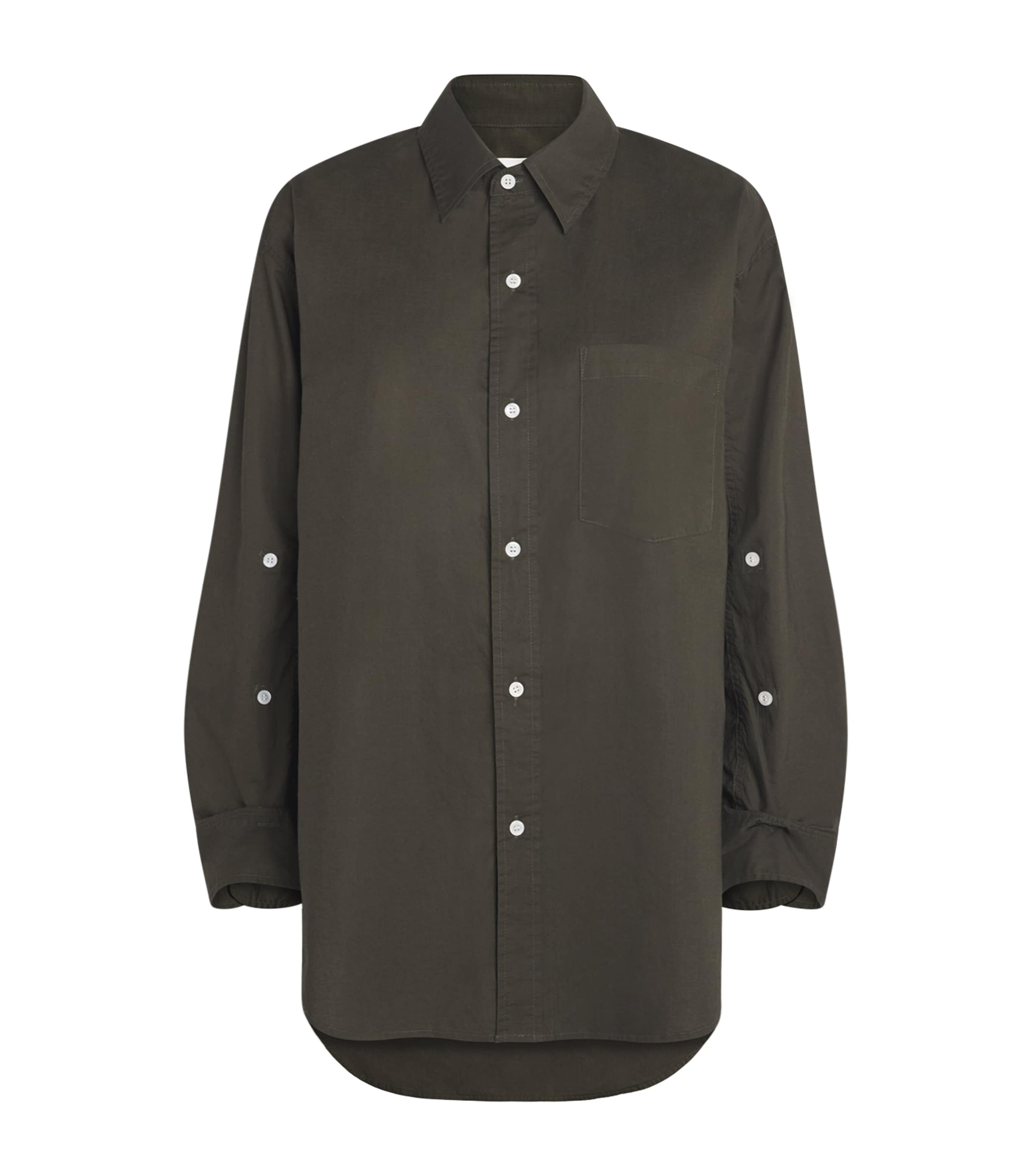 Citizen Of Humanity Cotton Kayla Shirt In Green