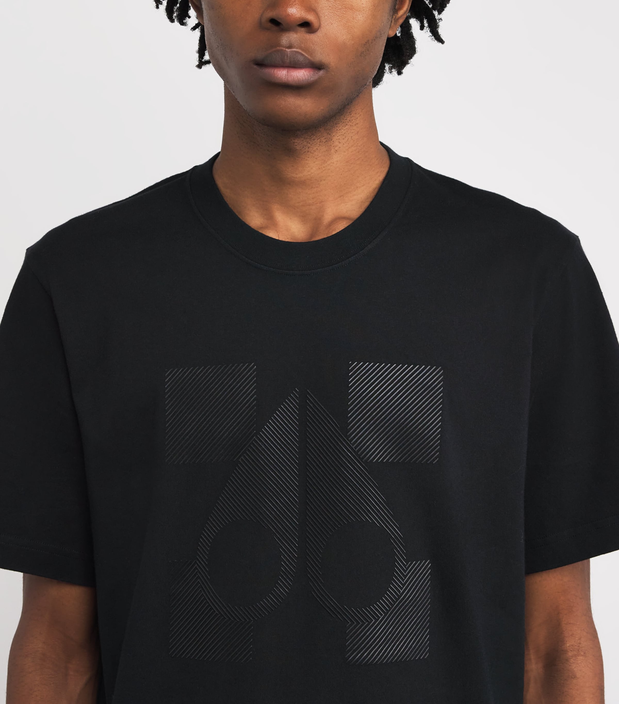 Rubberised Logo T-Shirt BLACK - 292 Image 6