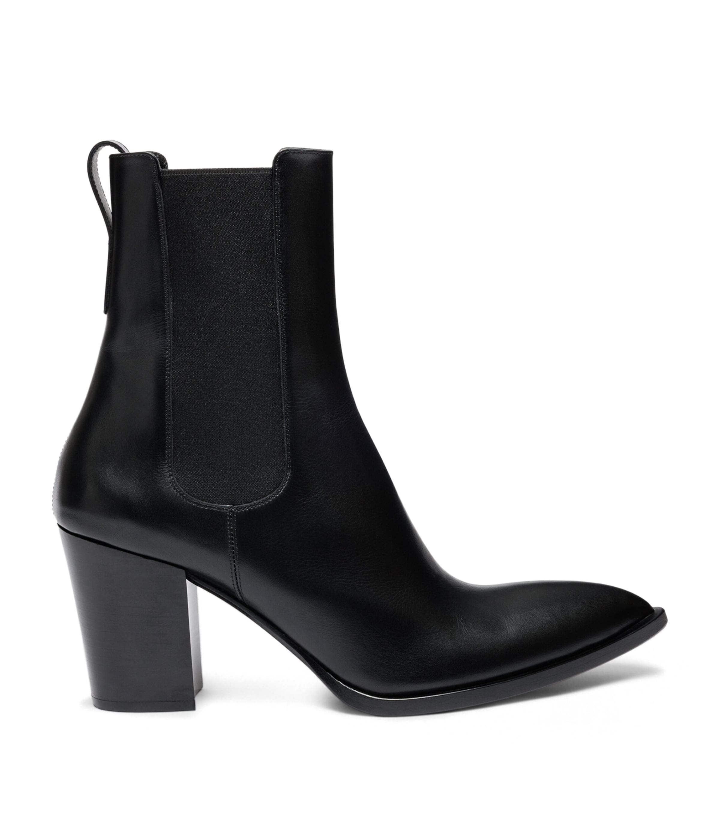 TOM FORD Leather Dagger Ankle Boots 80 Naa Image 1