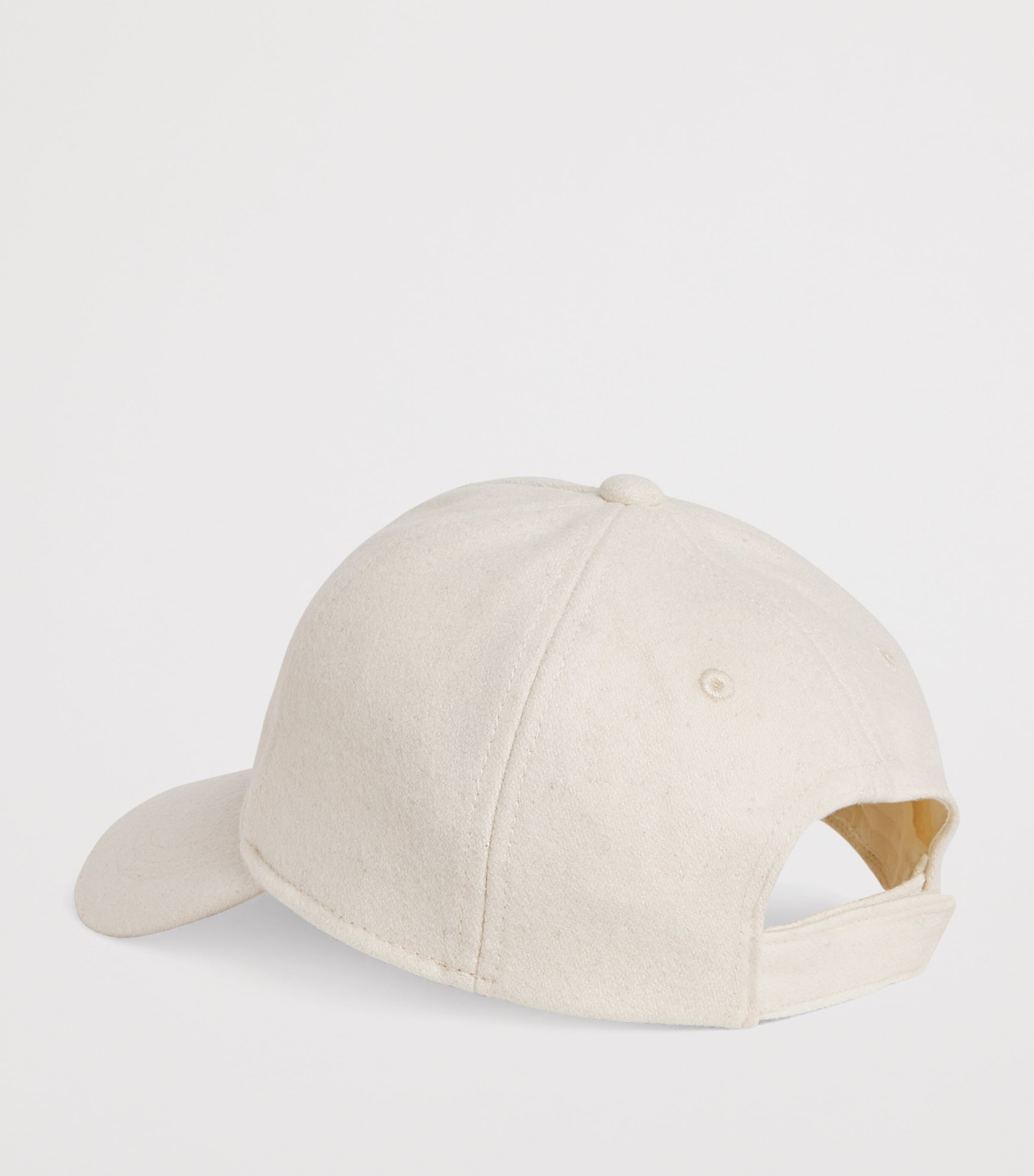 Embroidered Baseball Cap IVORY Image 3