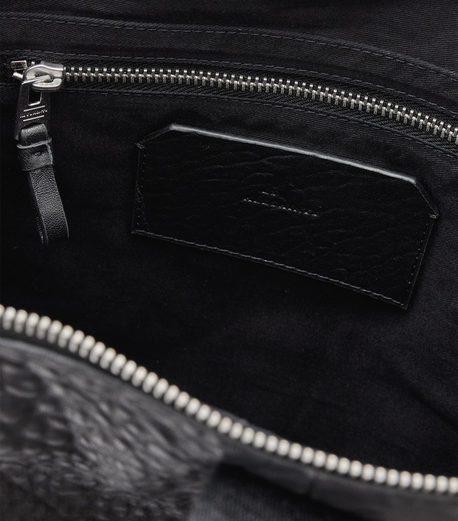 Leather Kei Backpack BLACK Image 4