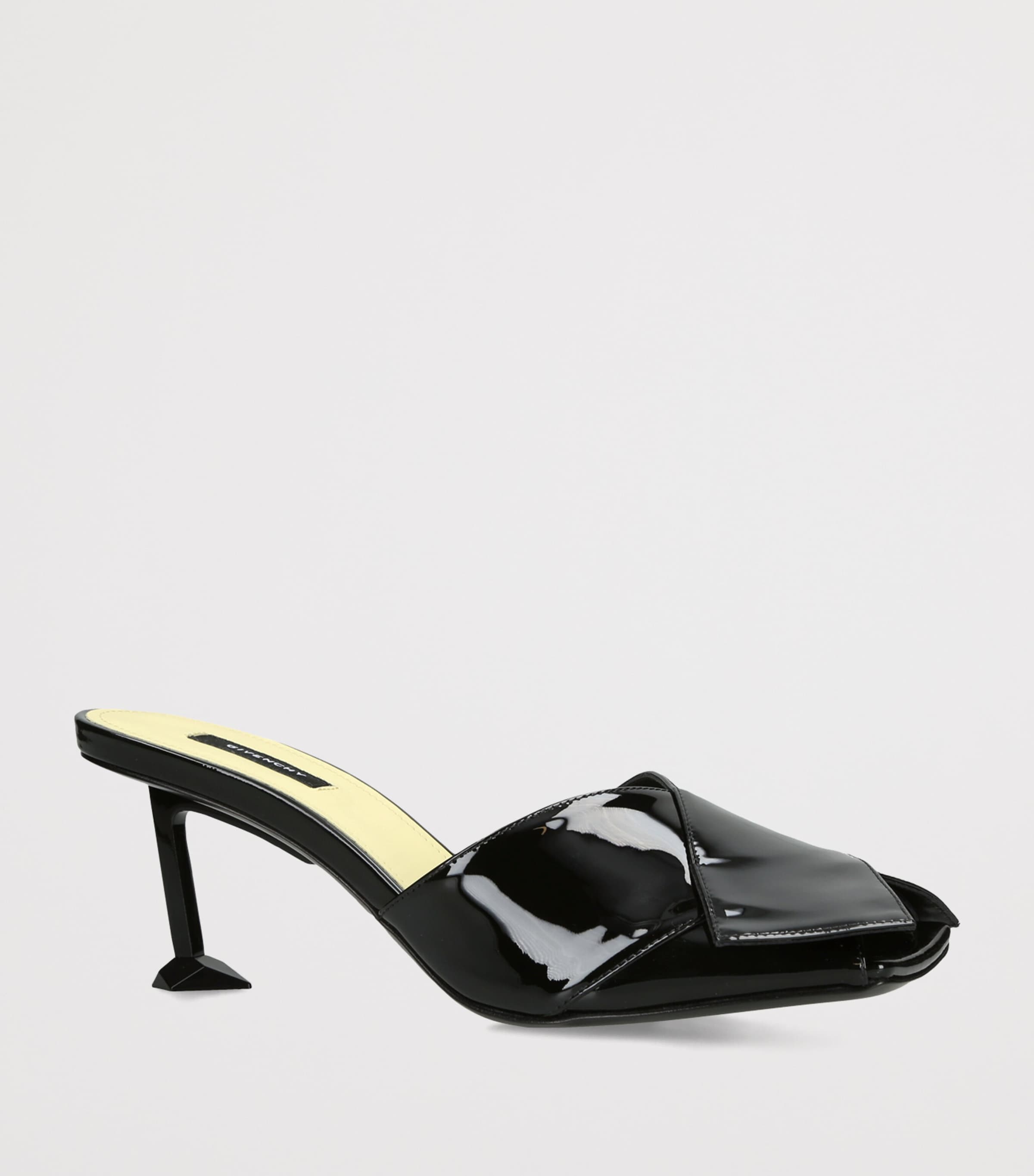 Givenchy Leather Boudoir Fold Mules 65 Black Image 3