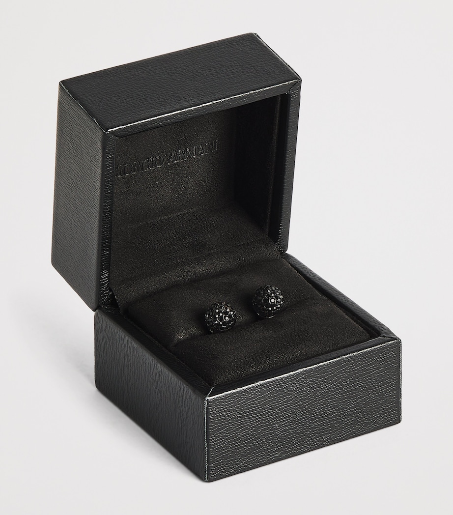Sterling Silver Embellished Cufflinks UC001 Image 3
