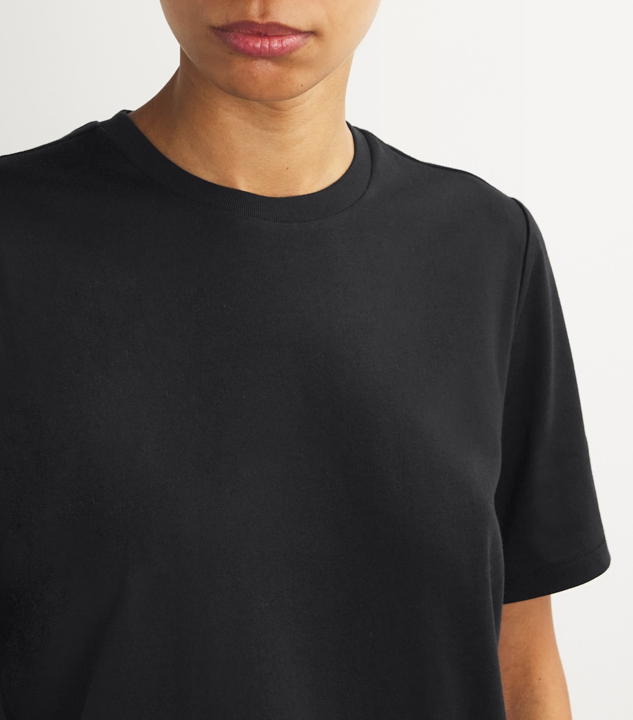 Cotton-Blend Relaxed T-Shirt ONYX Image 6