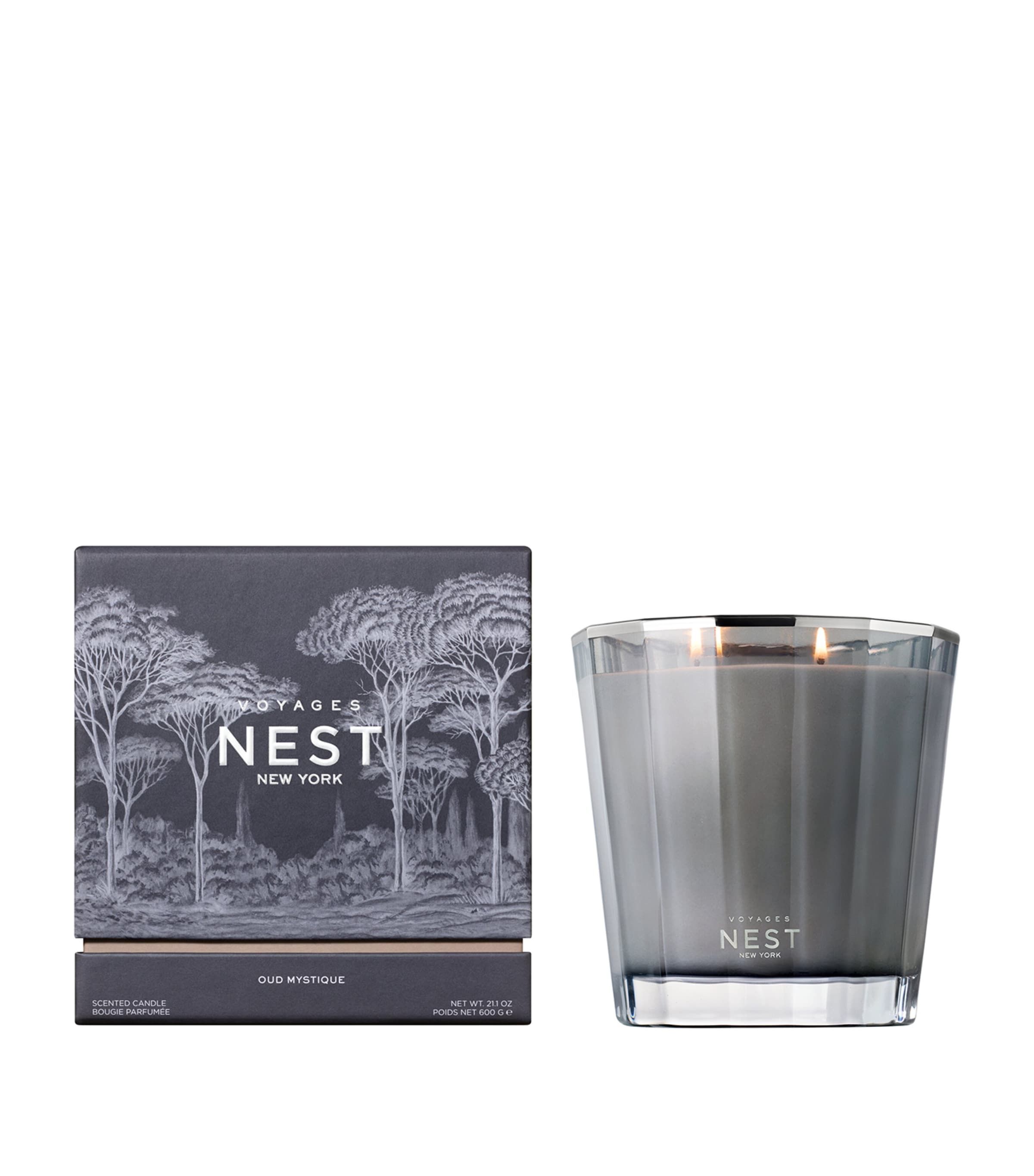 NEST New York VOYAGES Oud Mystique 2-Wick Candle (600g) | Home Accessories | Candles | Designers | NEST New York