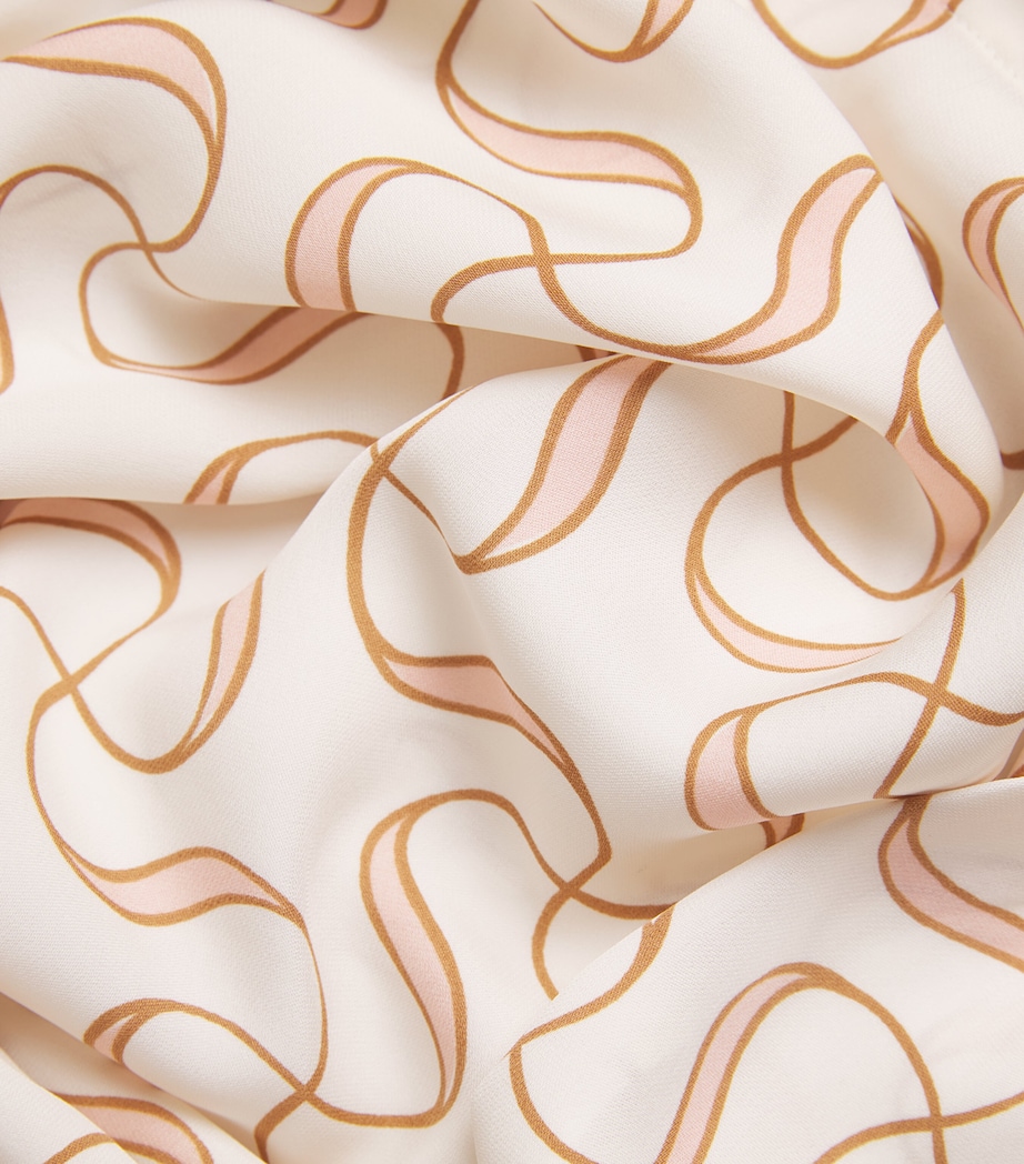 Silk Patterned Blouse LIGHT CREAM/MULTI Image 5