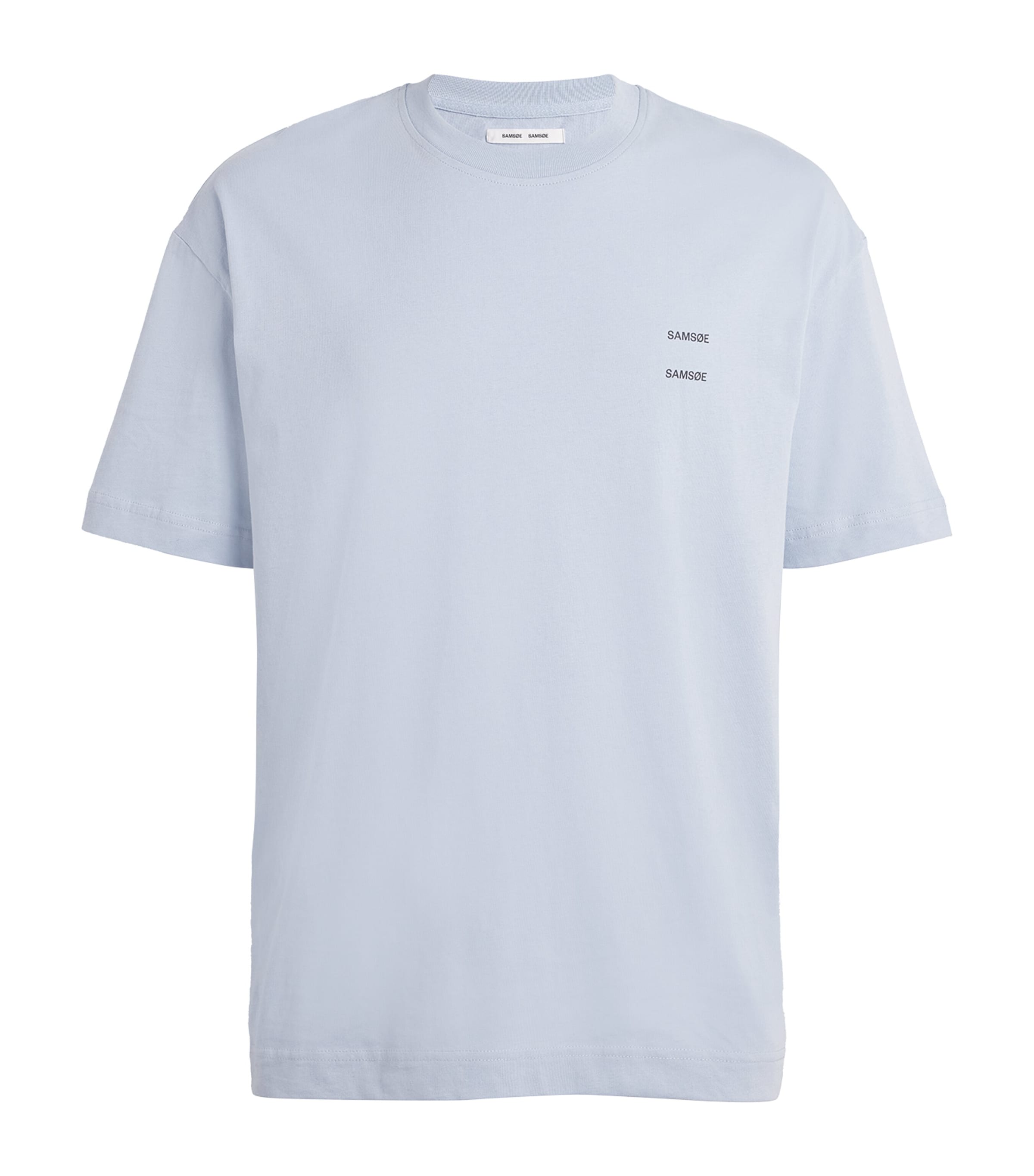 Shop Samsoe & Samsoe Organic Cotton Joel T-shirt In Blue