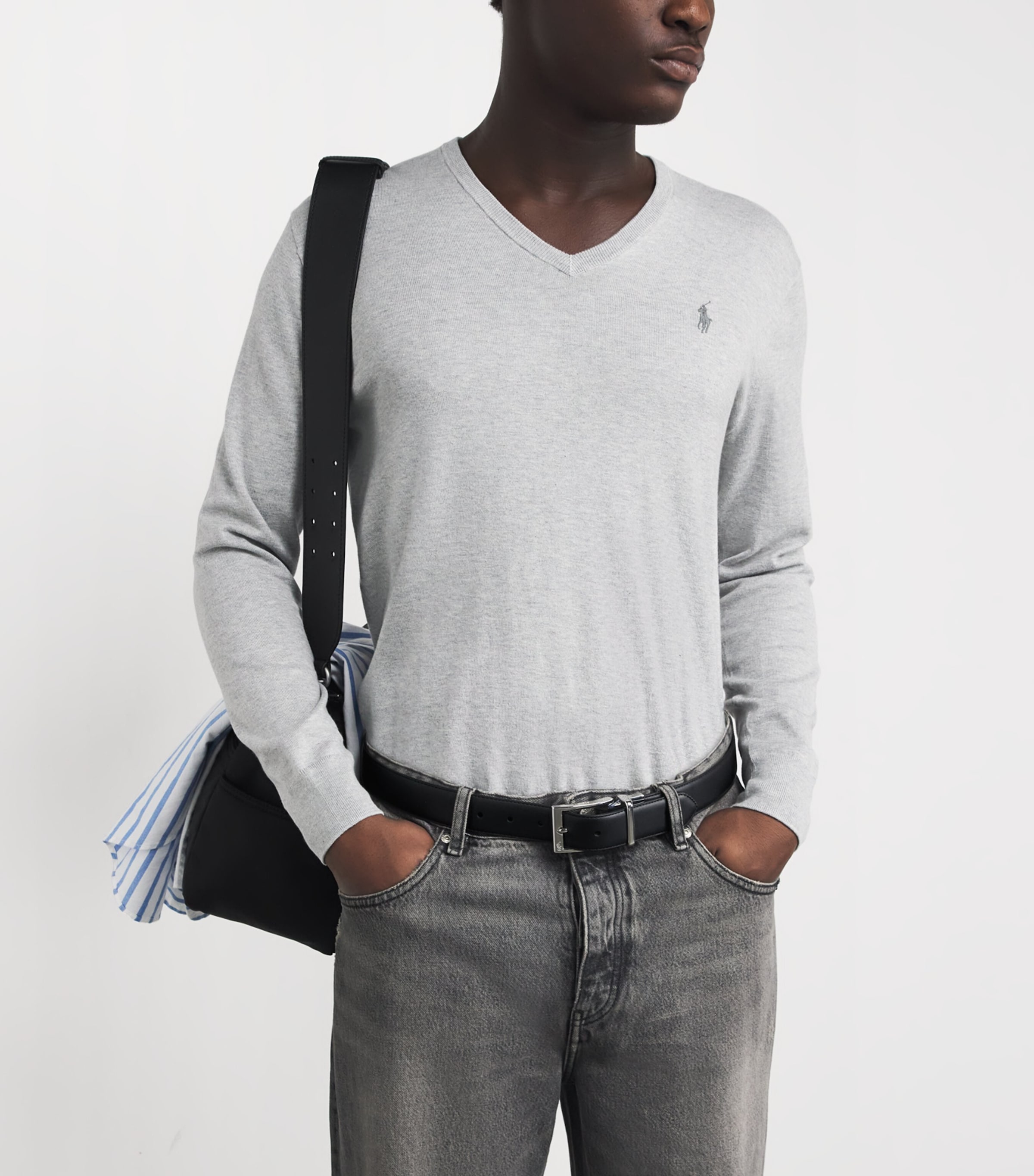 Polo Ralph Lauren Leather Reversible Belt Black Image 2