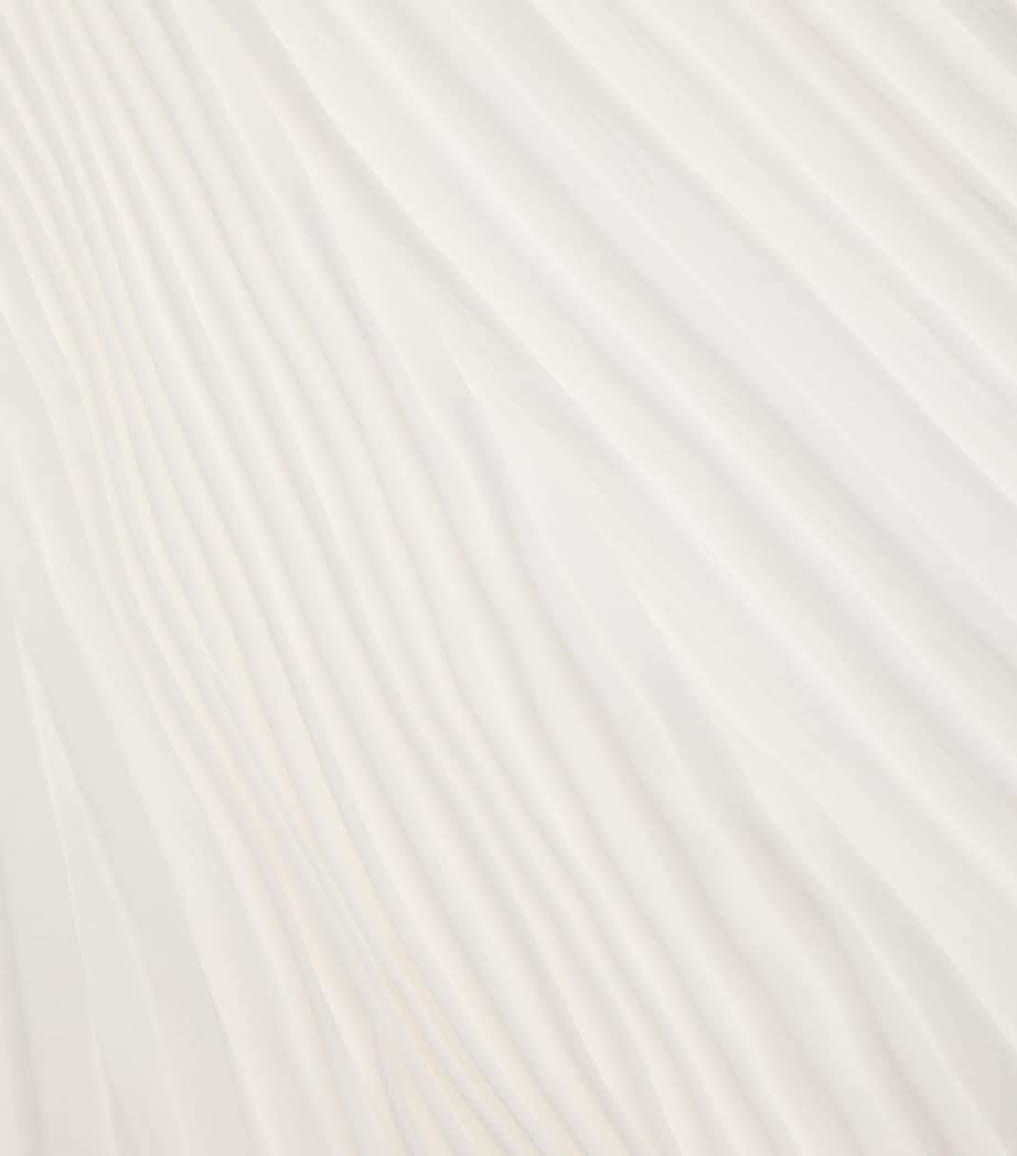 Pleated Midi Dress 101OWH-OFF WHITE Image 2