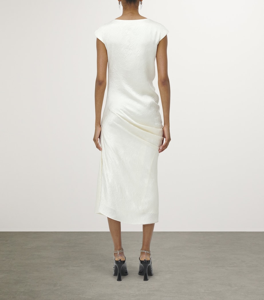 Asymmetric Draped Dress 8010 Image 5