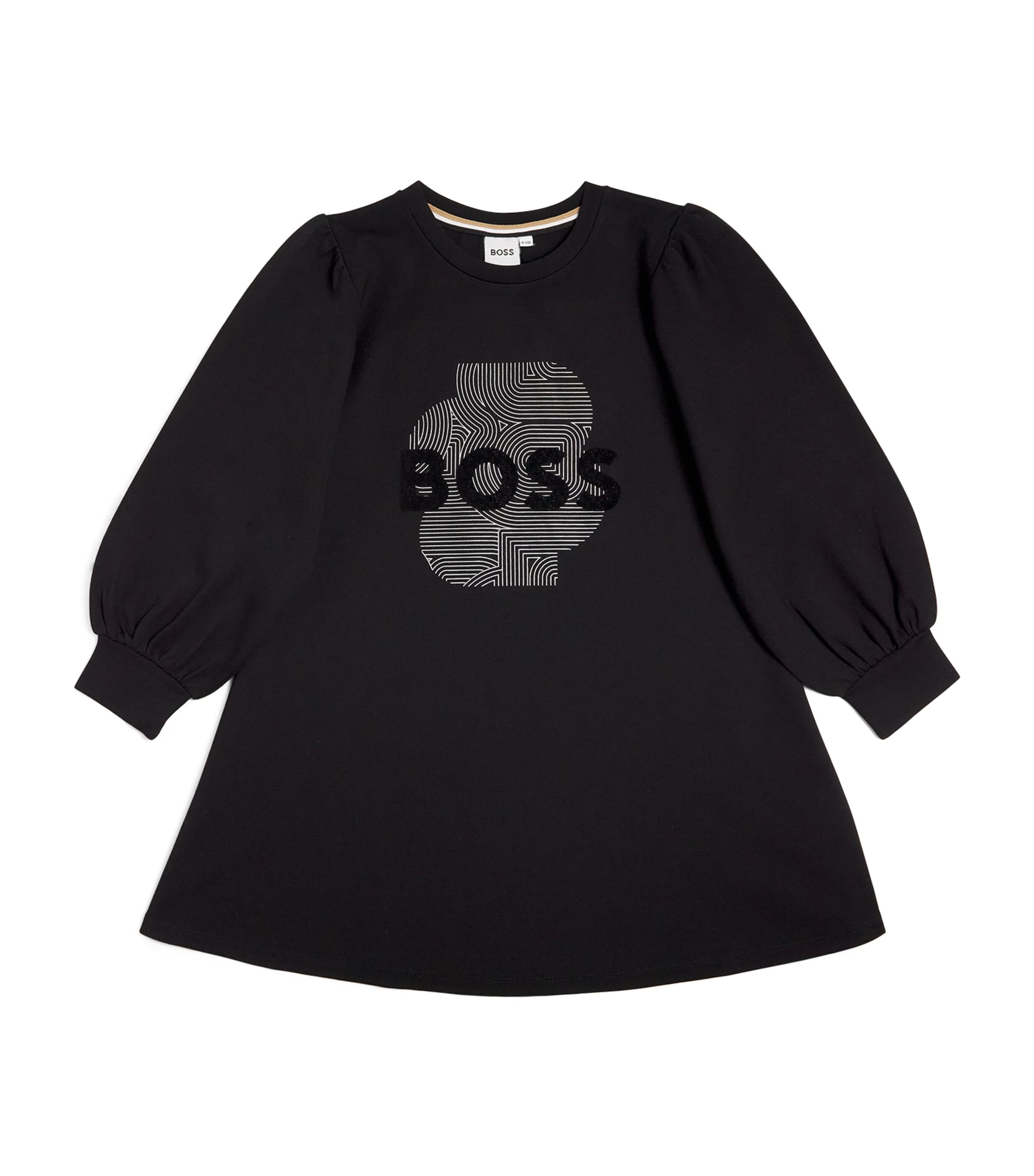 Shop Bosswear Logo T-shirt Dress In Black