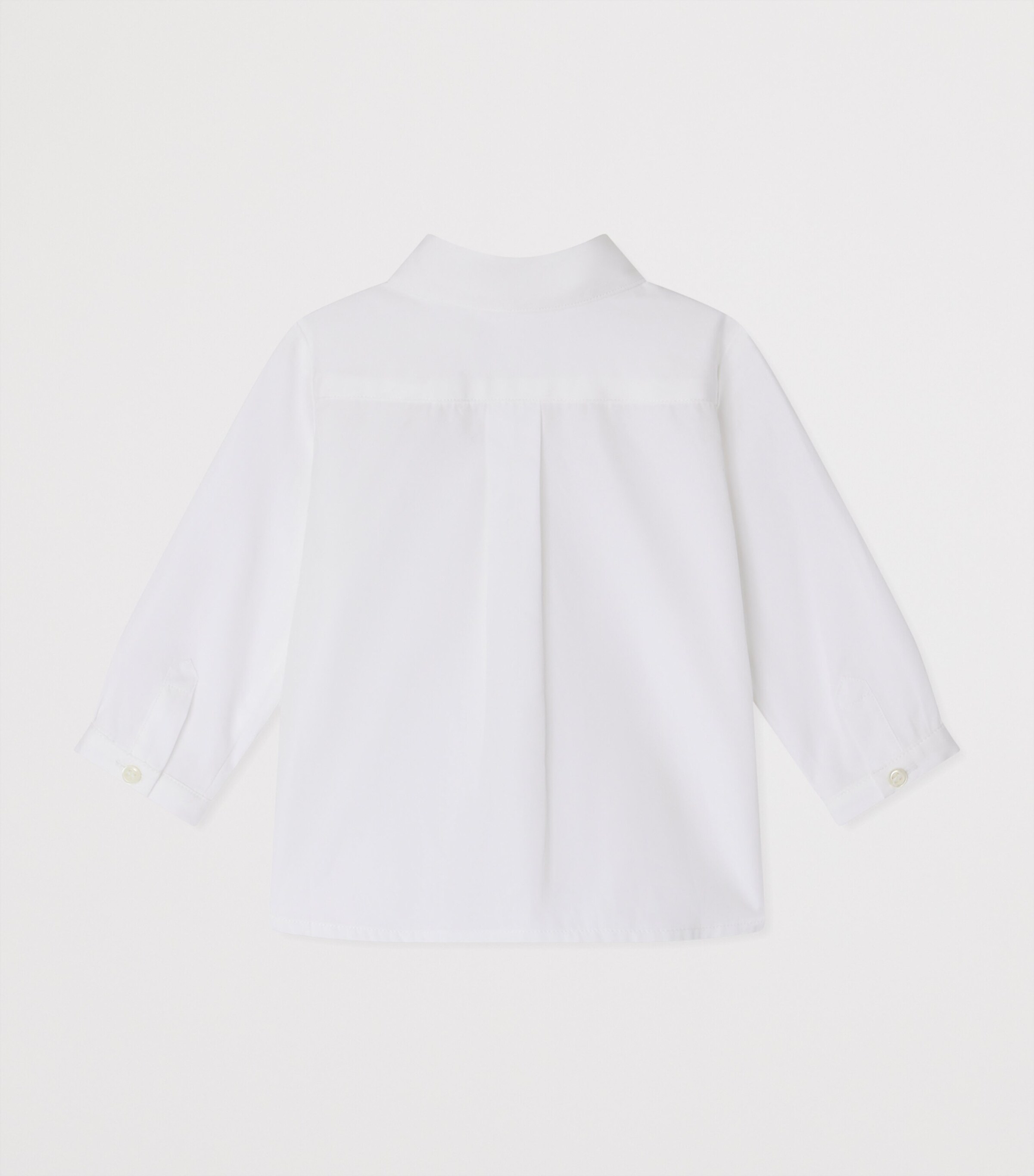 Cotton Shirt (6-18 Months) BLANC LAIT Image 2