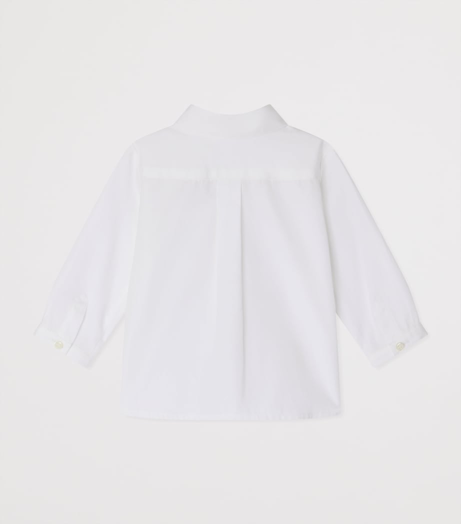 Cotton Shirt (6-18 Months) BLANC LAIT Image 2