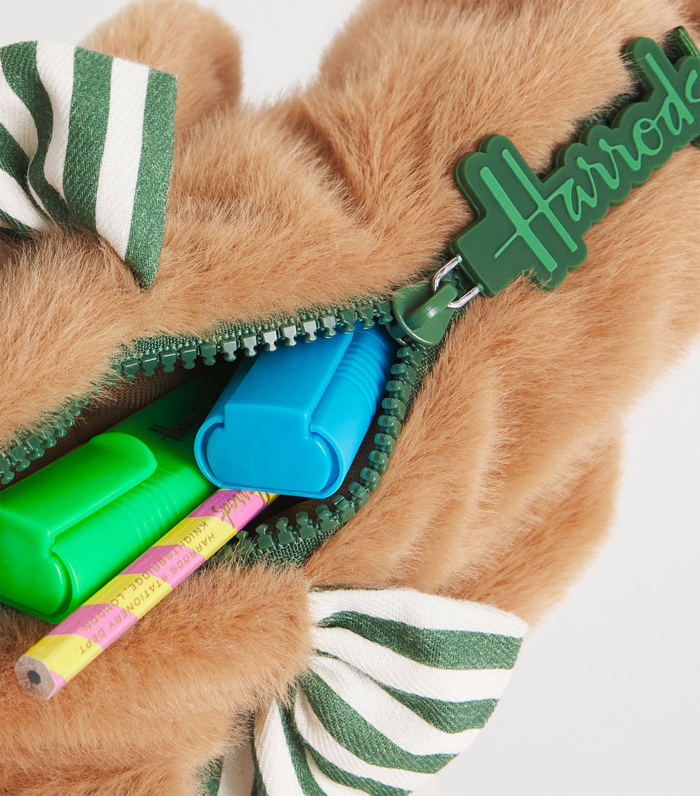 Harrods Henry Bear Plush Pencil Case Honey Image 4