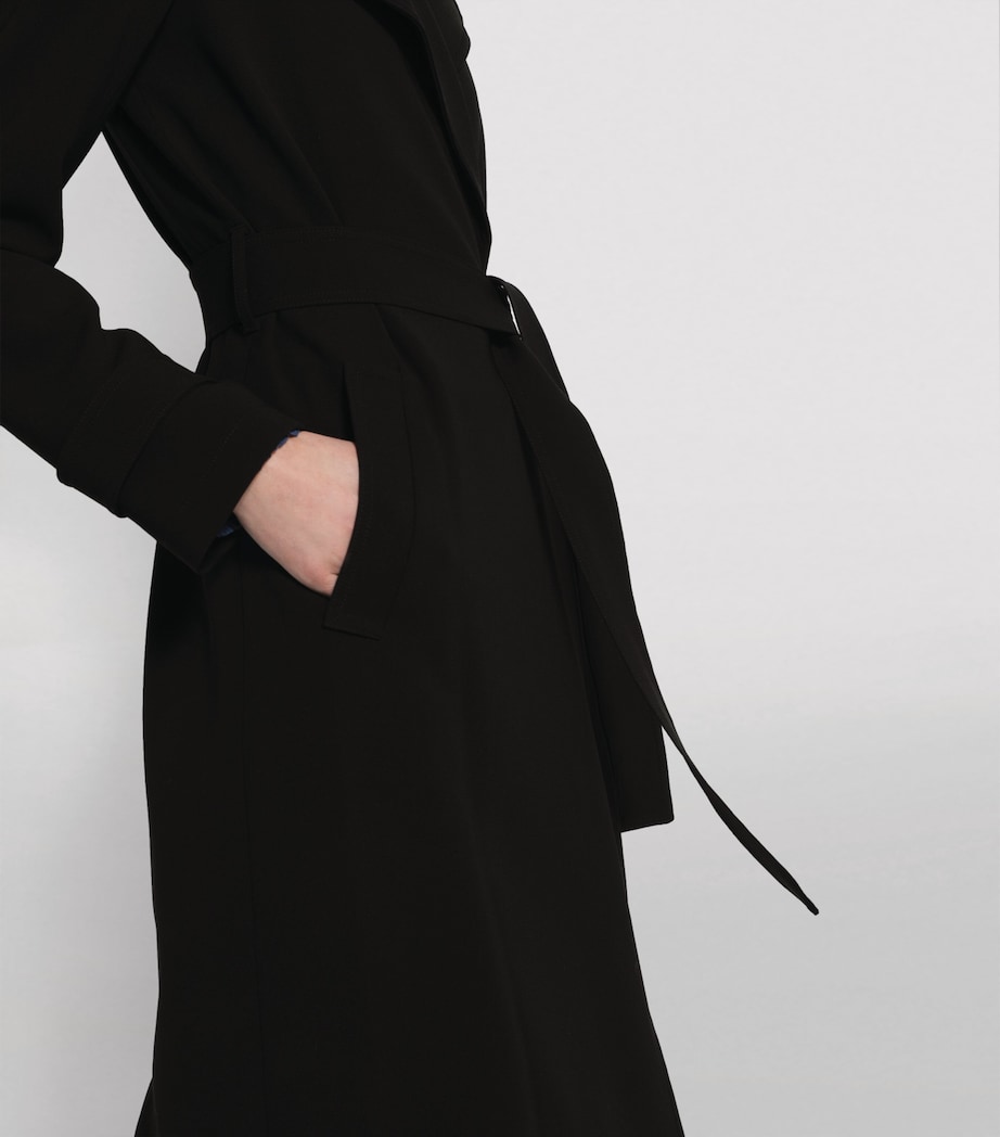 Oaklene Trench Coat 001 BLACK Image 6