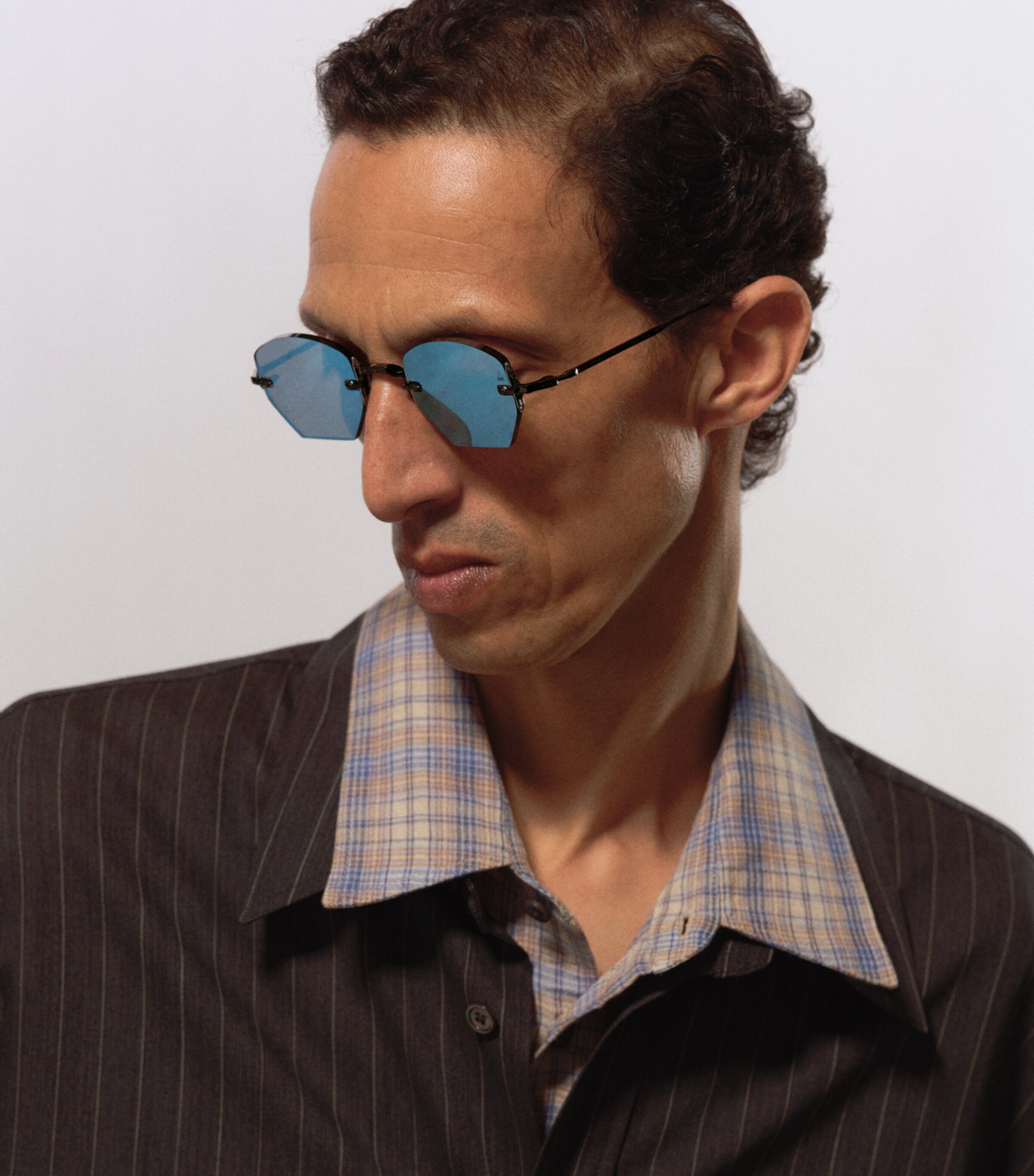 Jacques Marie Mage Titanium Oatman Sunglasses Lagoon Image 2