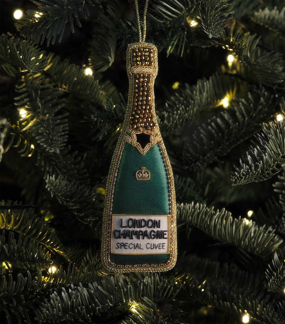 Tinker Tailor Champagne Bottle Tree Decoration Image 3