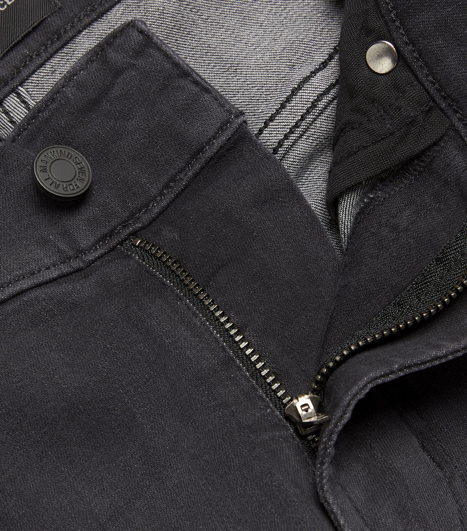 Slimmy Tapered Luxe Performance Jeans WASHED BLACK Image 5