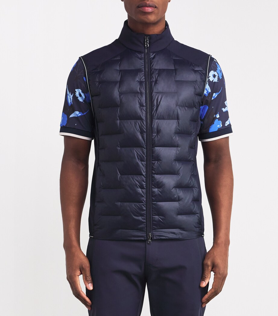 Bogner Mens Down Quilted Dallin Gilet Navy Image 3
