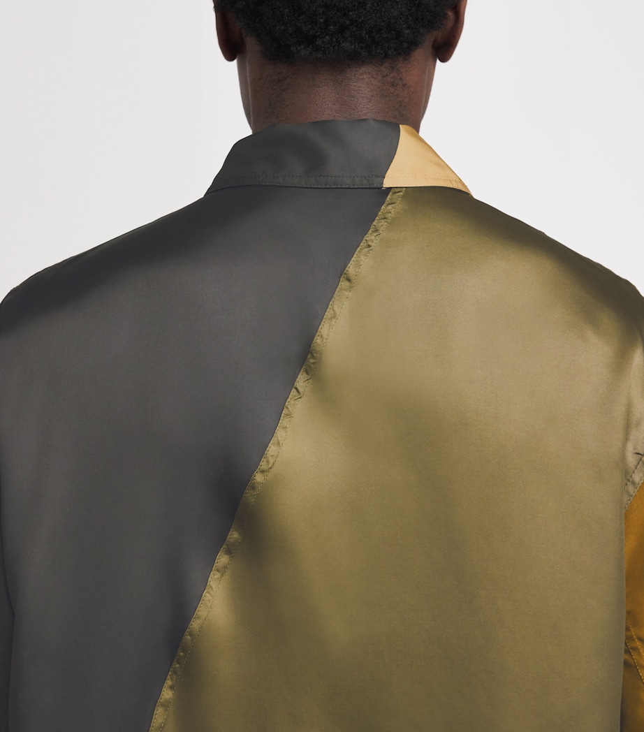 Song For The Mute Mens Panelled Short-Sleeve Shirt Image 6