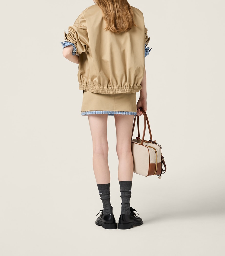 Cotton Chino Mini Skirt F0065 Image 3