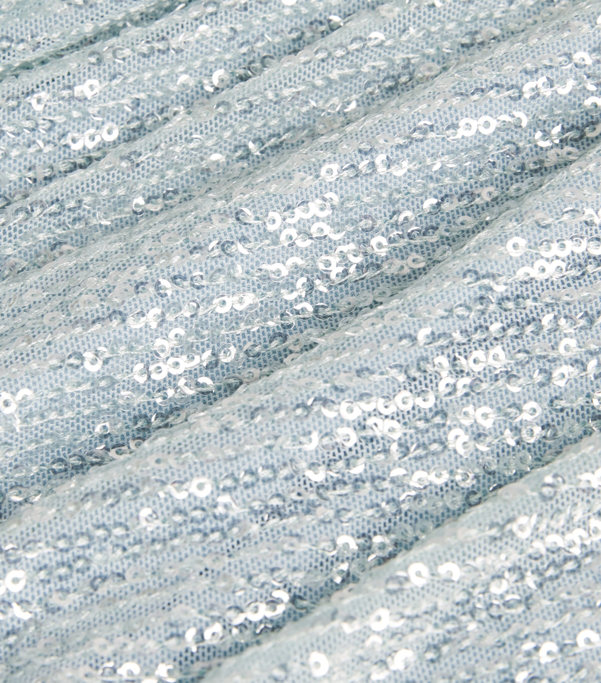 Kiton Womens Sequinned Polo Shirt Water Green Image 5