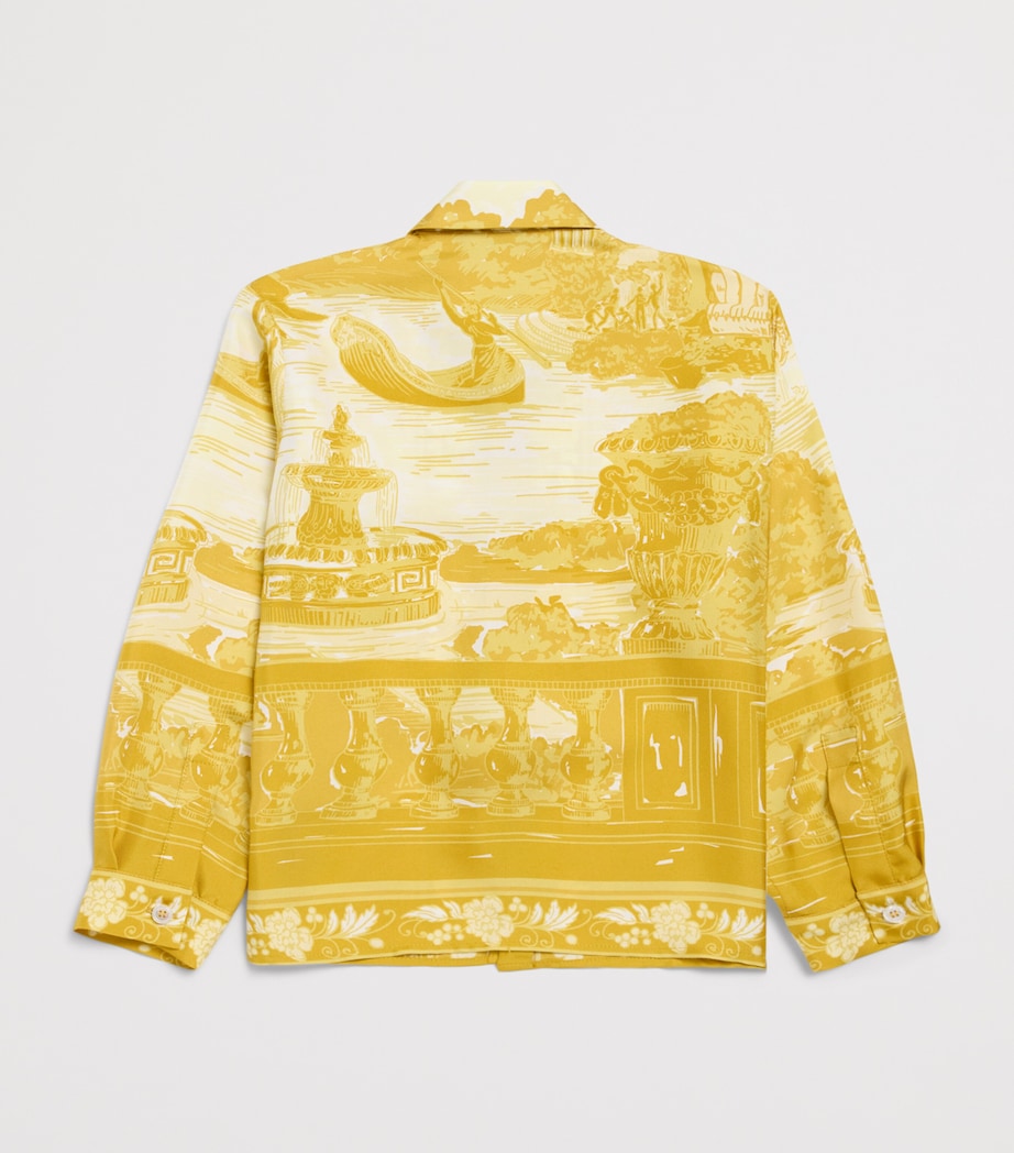 Versace Kids Silk Twill Grotto Shirt (4-14 Years) Image 2