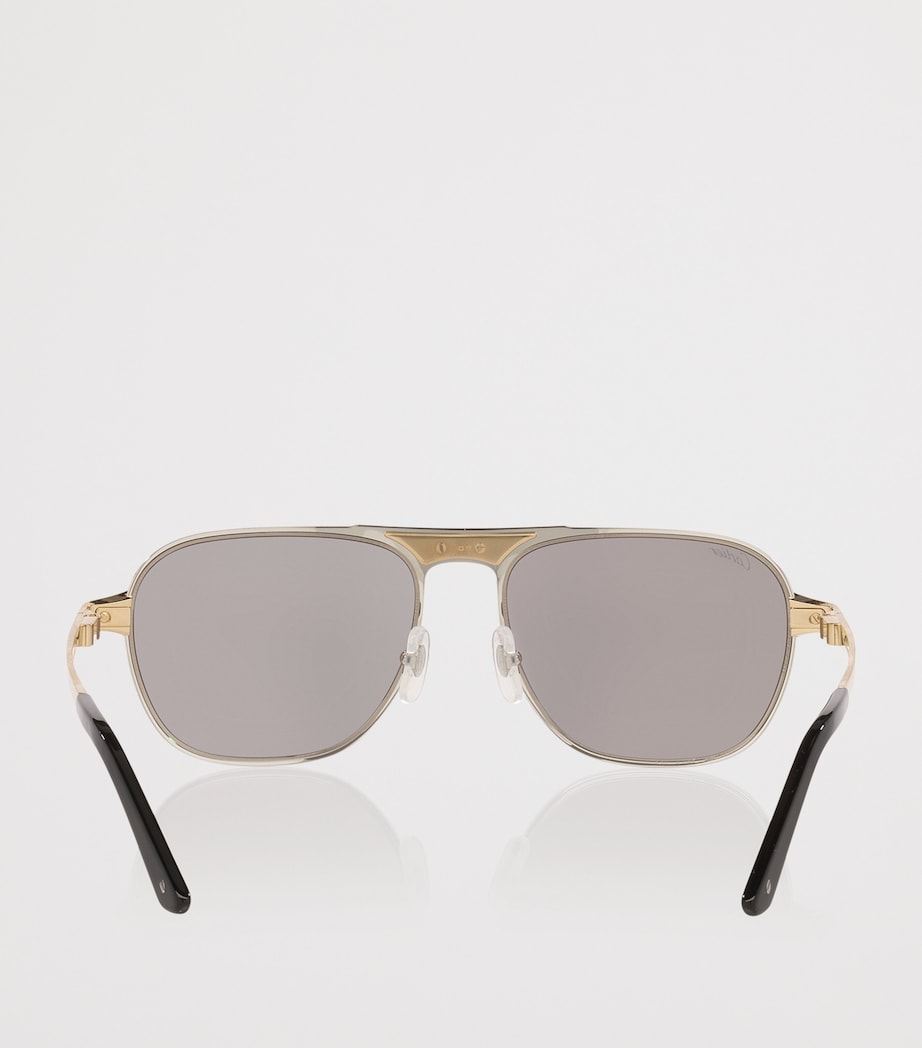 Cartier Rectangular Aviator Sunglasses Image 4