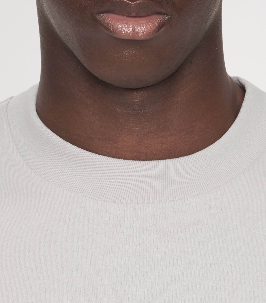 AllSaints Mens Organic Cotton Underground T-Shirt Sky Blue Image 5