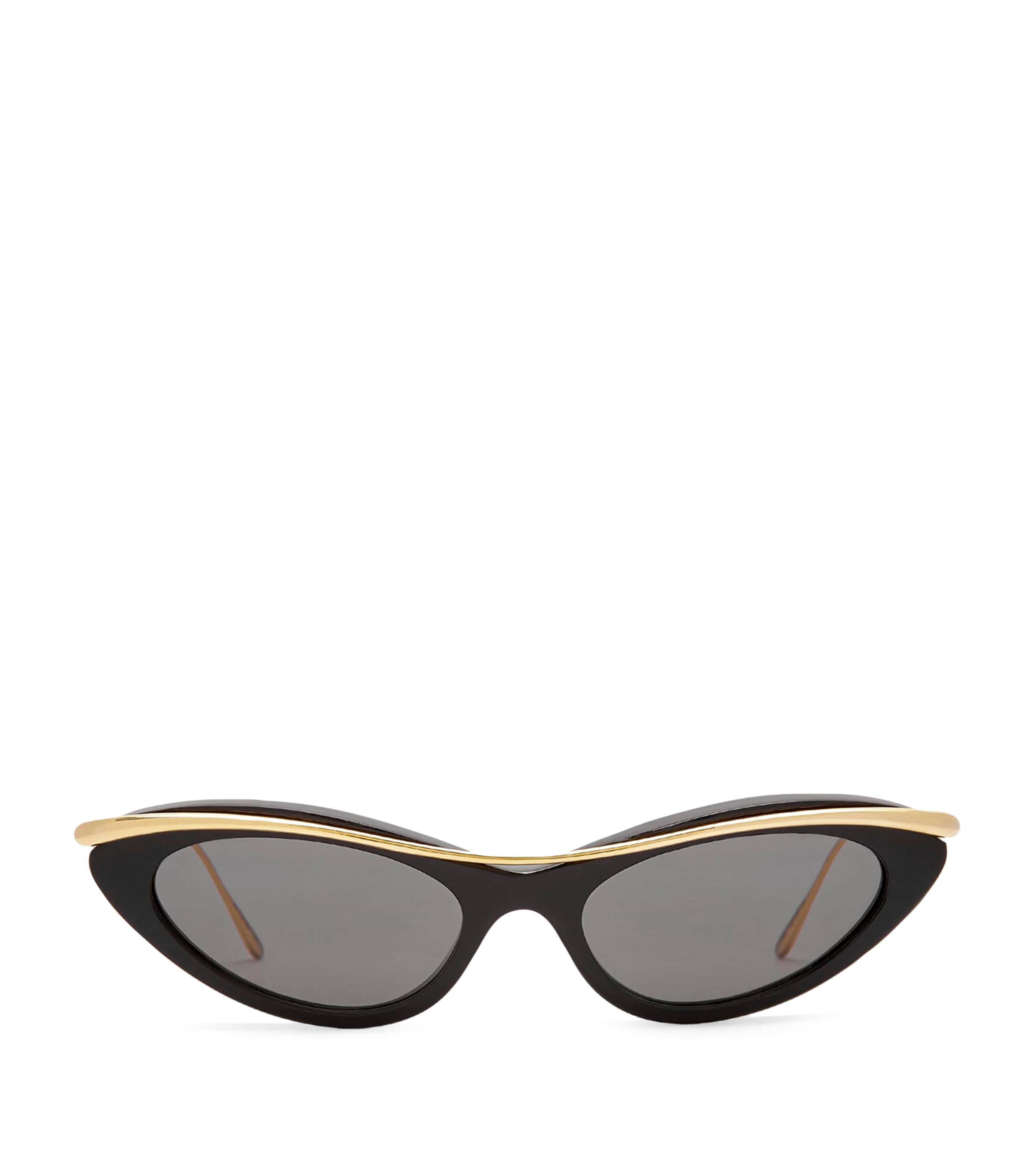 Loewe Whirl Cat Eye Sunglasses In Black