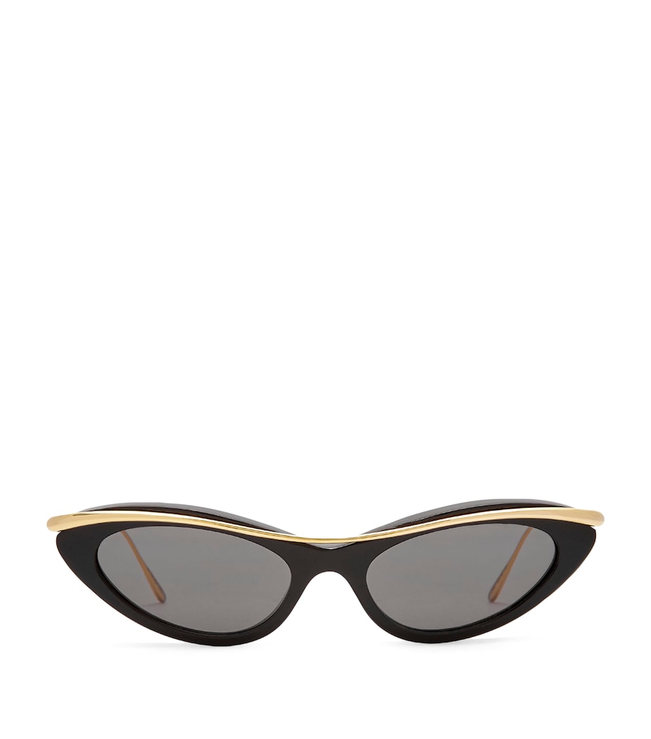 Whirl Cat Eye Sunglasses BLACK Image 1