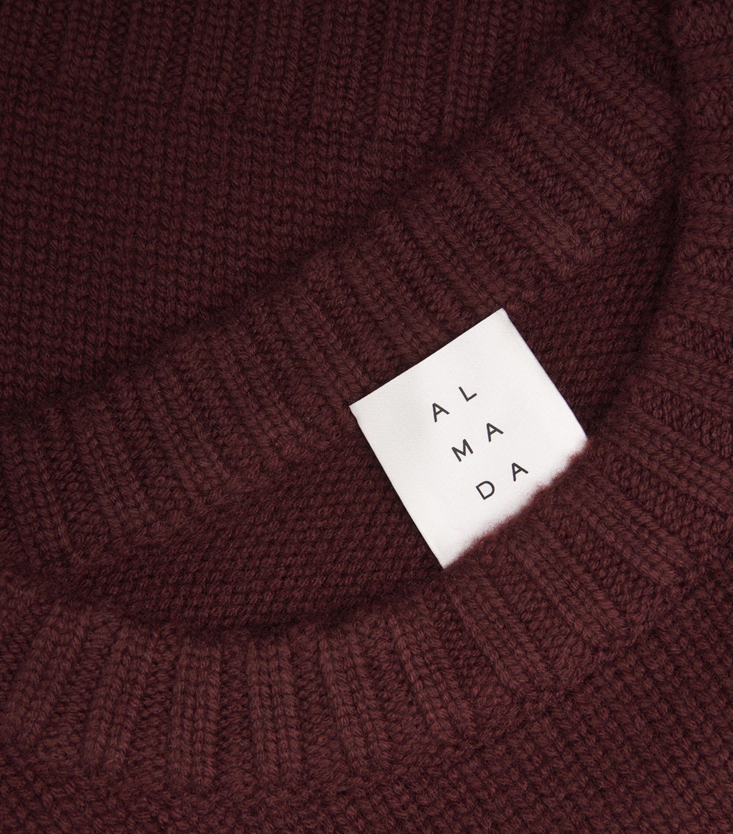 Cashmere Cru Sweater MAROON Image 5